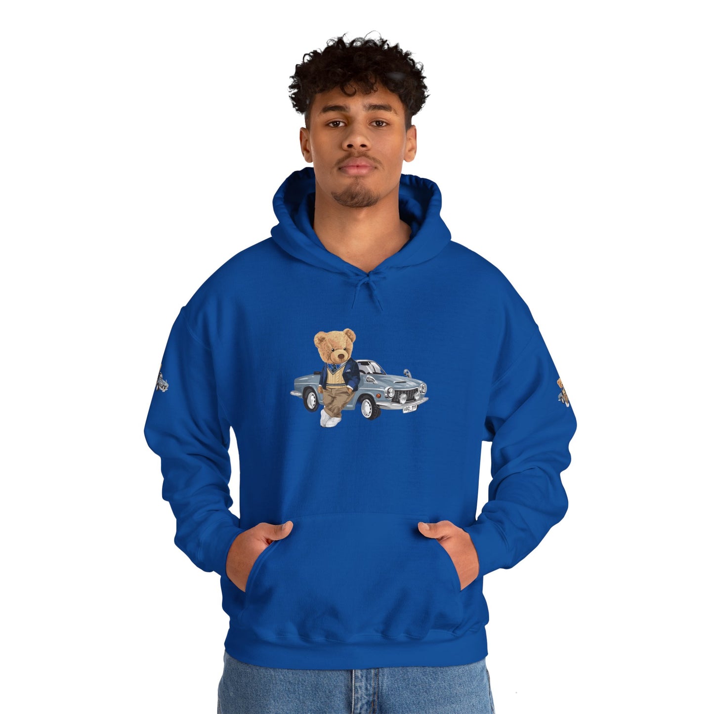 Princess Grace Luxury Bear Hoodie Chic & Cozy Unisex Sweatshirt