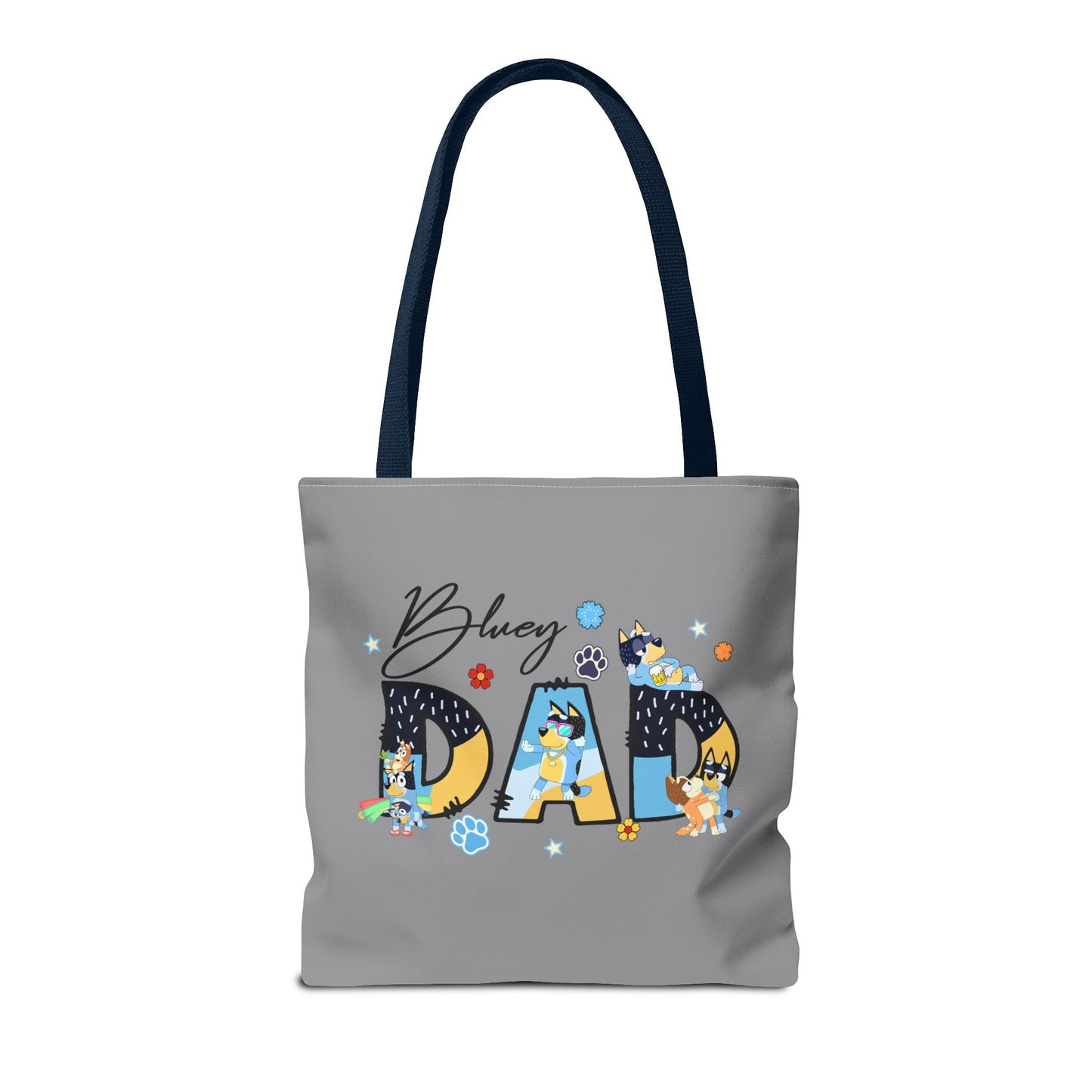 Princess Grace Bluey Dad Tote Bag Fun & Functional Gift for Dog Lovers