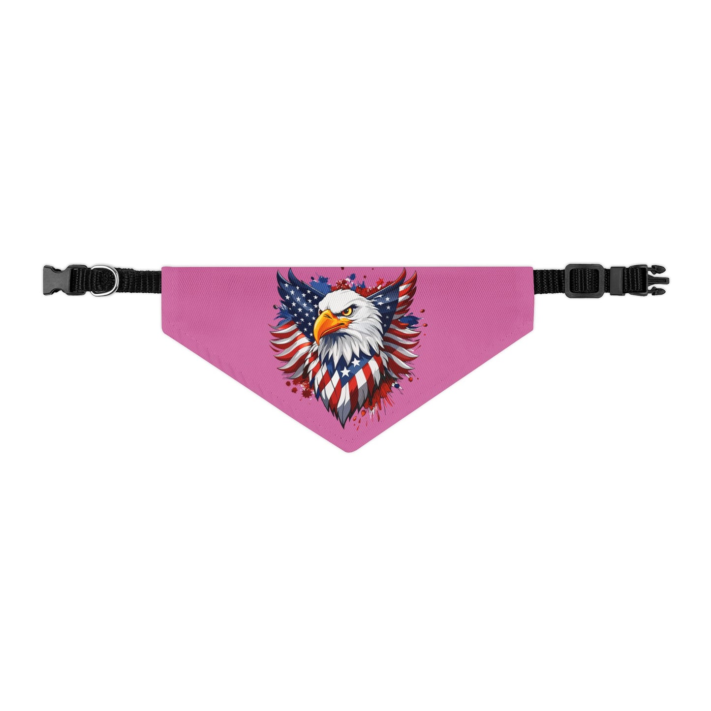 Princess Grace Patriotic Dog Bandana Eagle Design for Pet Lovers