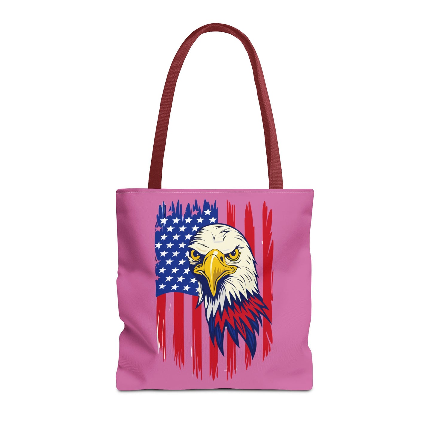 Princess Grace Patriotic Eagle Tote Bag Bold American Flag Design