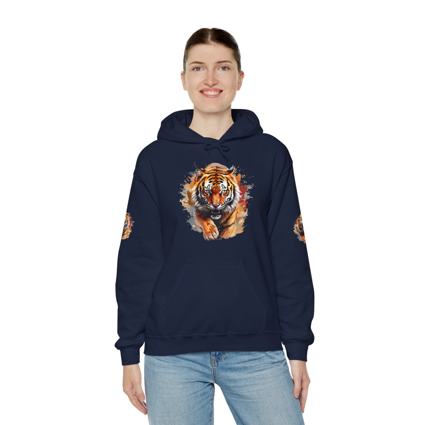Princess Grace Fierce Tiger Graphic Unisex Heavy Blend Hoodie