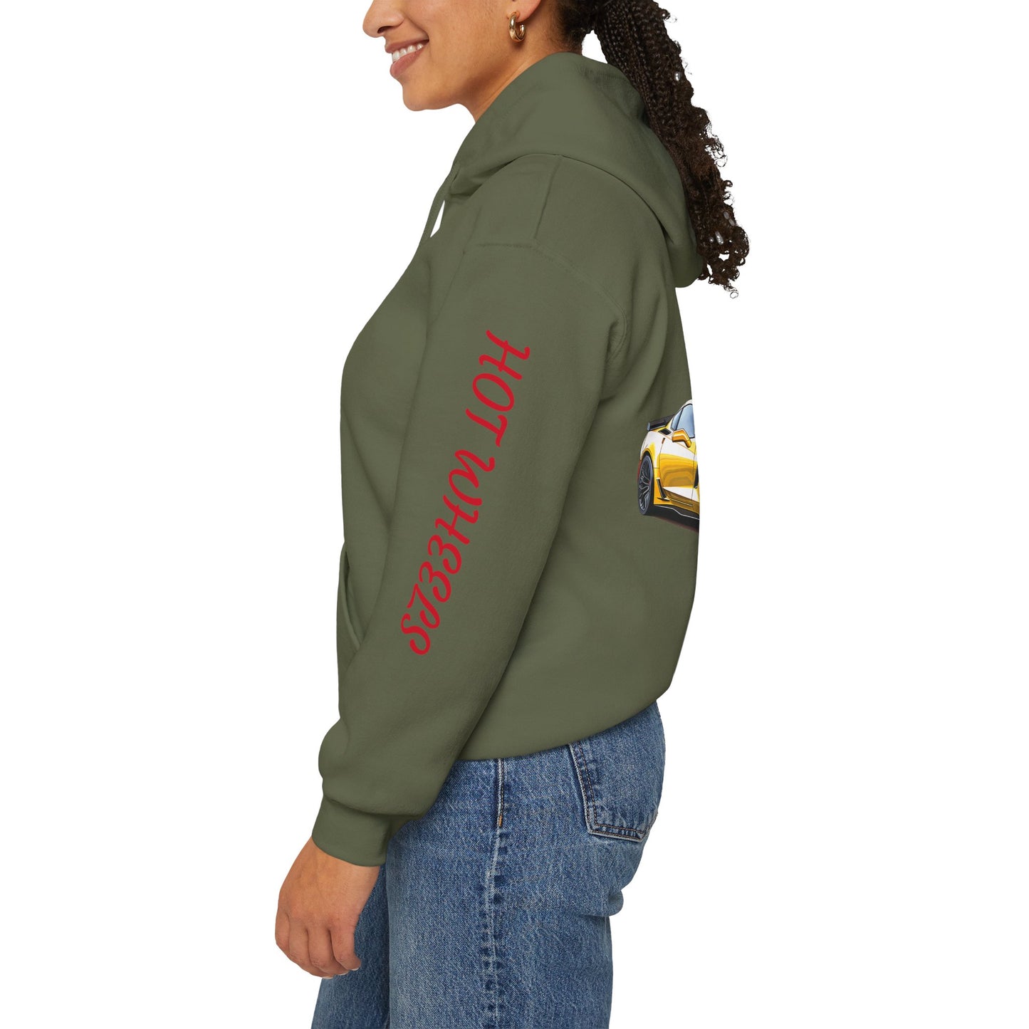 Princess Grace Hot Wheels Unisex Hoodie Retro Car Style Sweatshirt for Car Enthusiasts