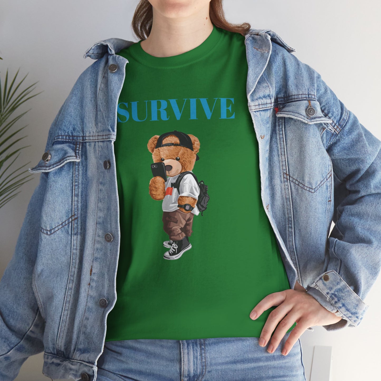 Princess Grace Survive Graphic Unisex Heavy Cotton Tee Stylish Casual Wear