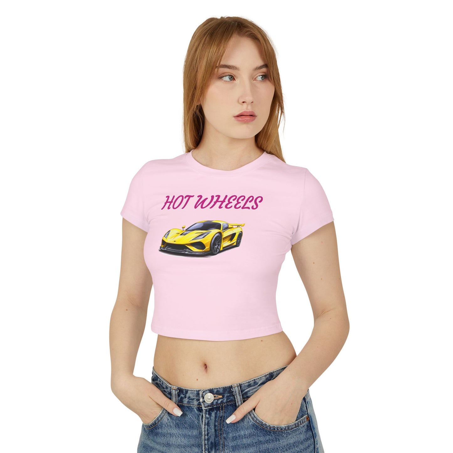 Princess Grace Hot Wheels Graphic Baby Tee for Car Enthusiasts