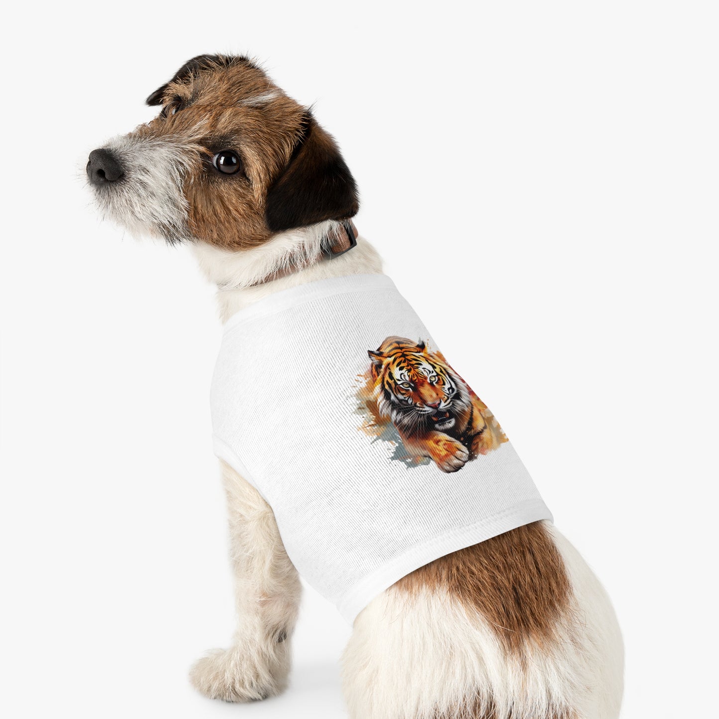Princess Grace CUTE Wild Tiger Pet Tank Top Stylish Animal Print for Trendy Pets