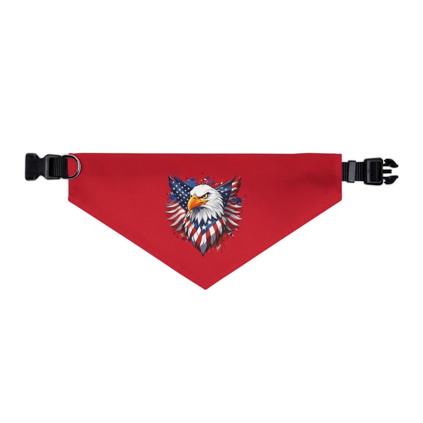Princess Grace Patriotic Pet Bandana Collar Eagle Design for Dogs