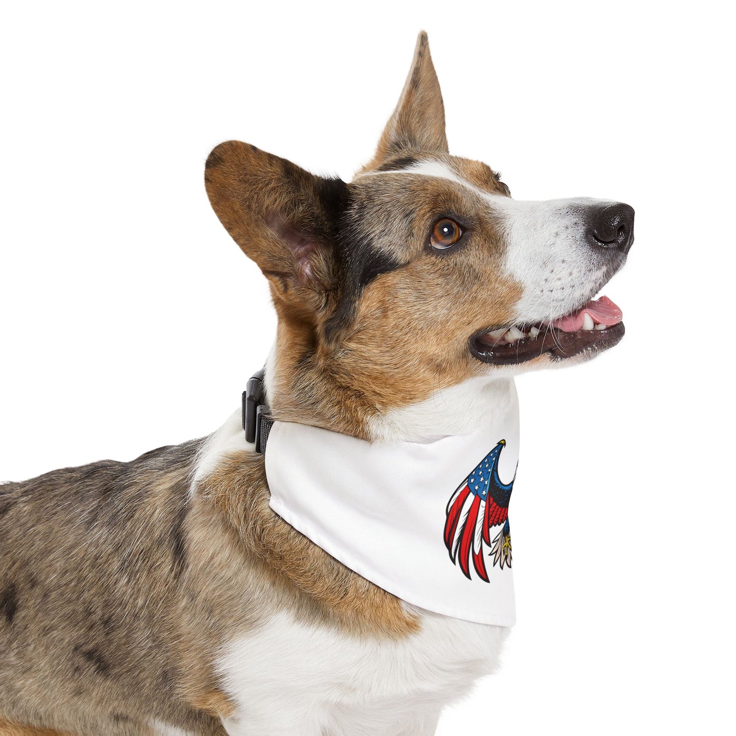 Princess Grace Patriotic Eagle Pet Bandana Collar for Dogs Perfect for 4th of July Celebrations