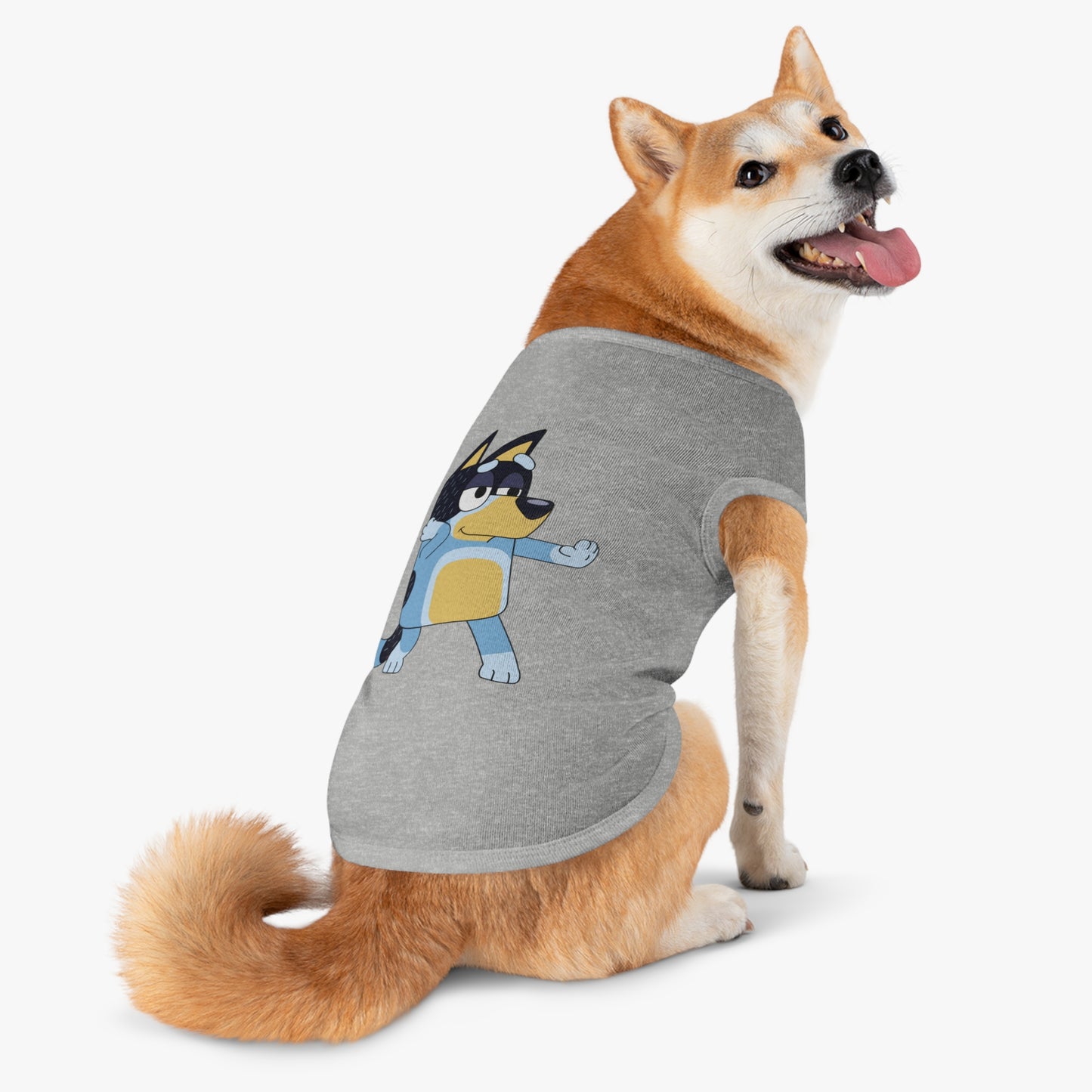 Princess Grace BLUEY Cute Cartoon Pet Tank Top for Dogs Summer Apparel