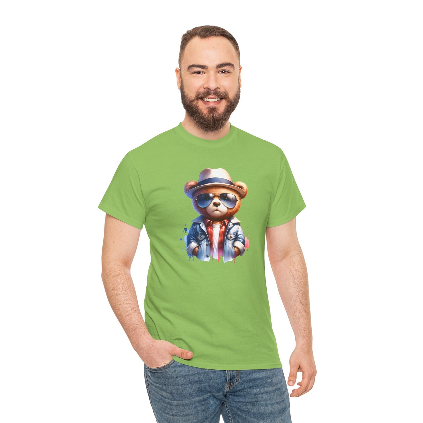 Princess Grace Cool Bear Graphic Unisex Heavy Cotton Tee