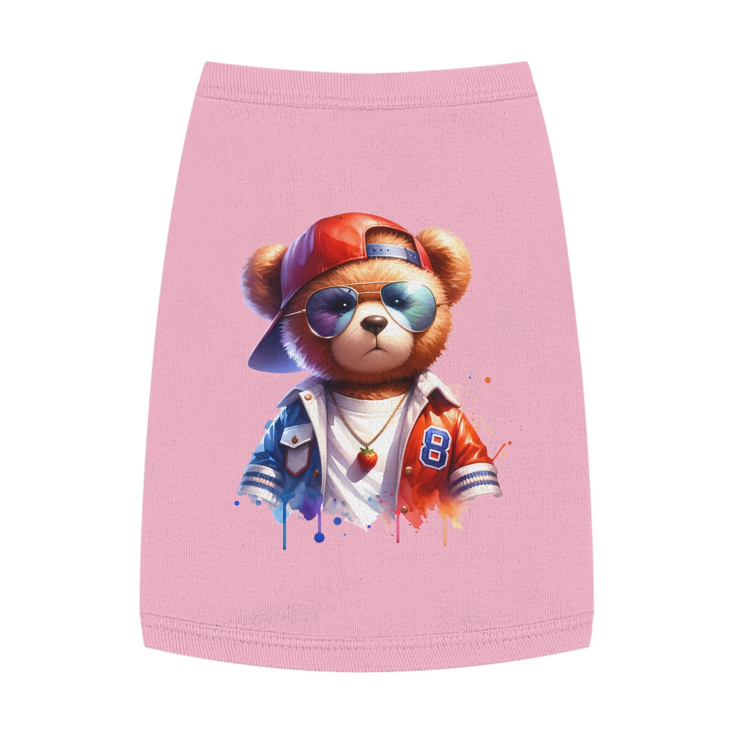 Princess Grace CUTE Cool Bear Pet Tank Top Stylish Dog Apparel for Fun Outings