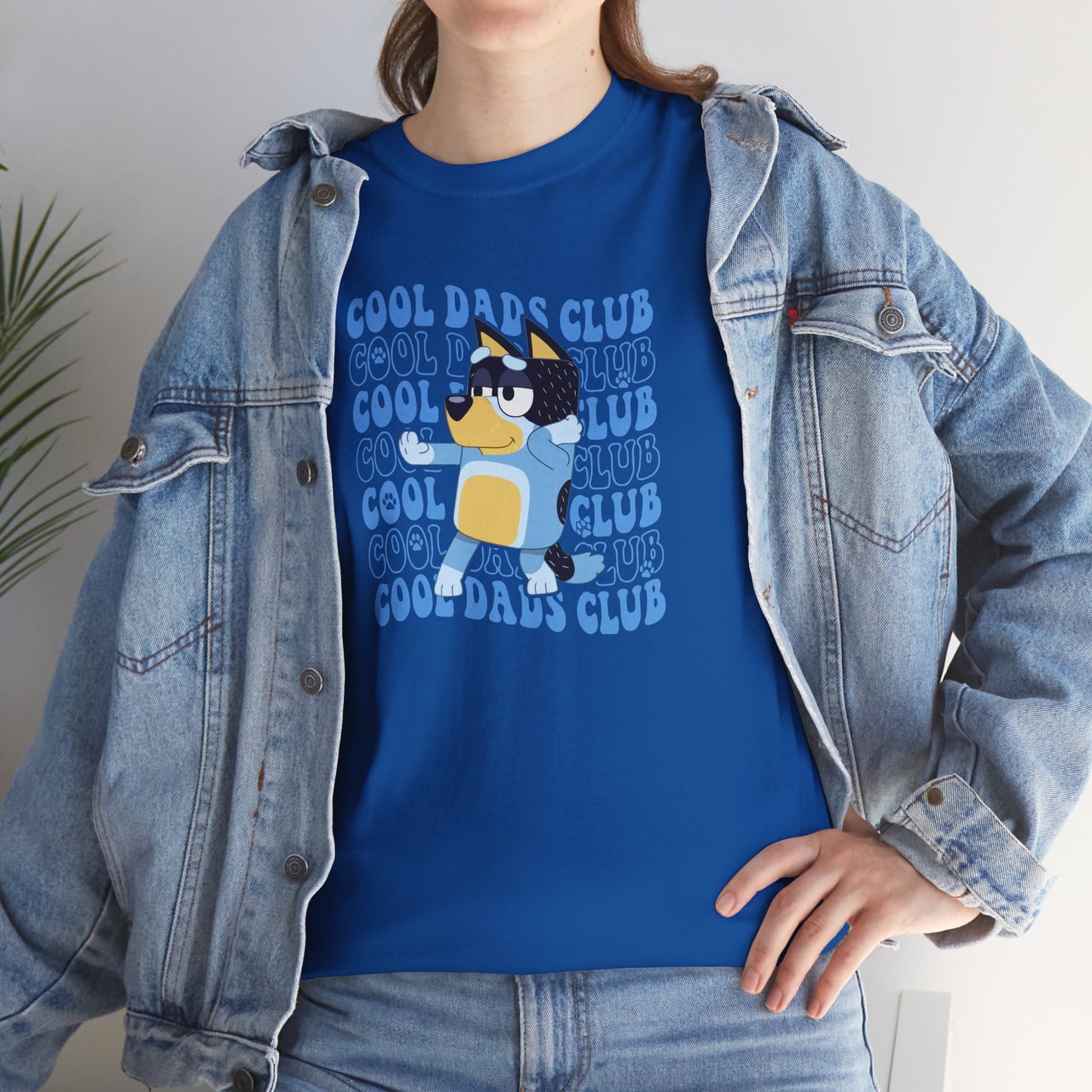 Princess Grace Bluey Cool Dads Club Unisex Heavy Cotton Tee
