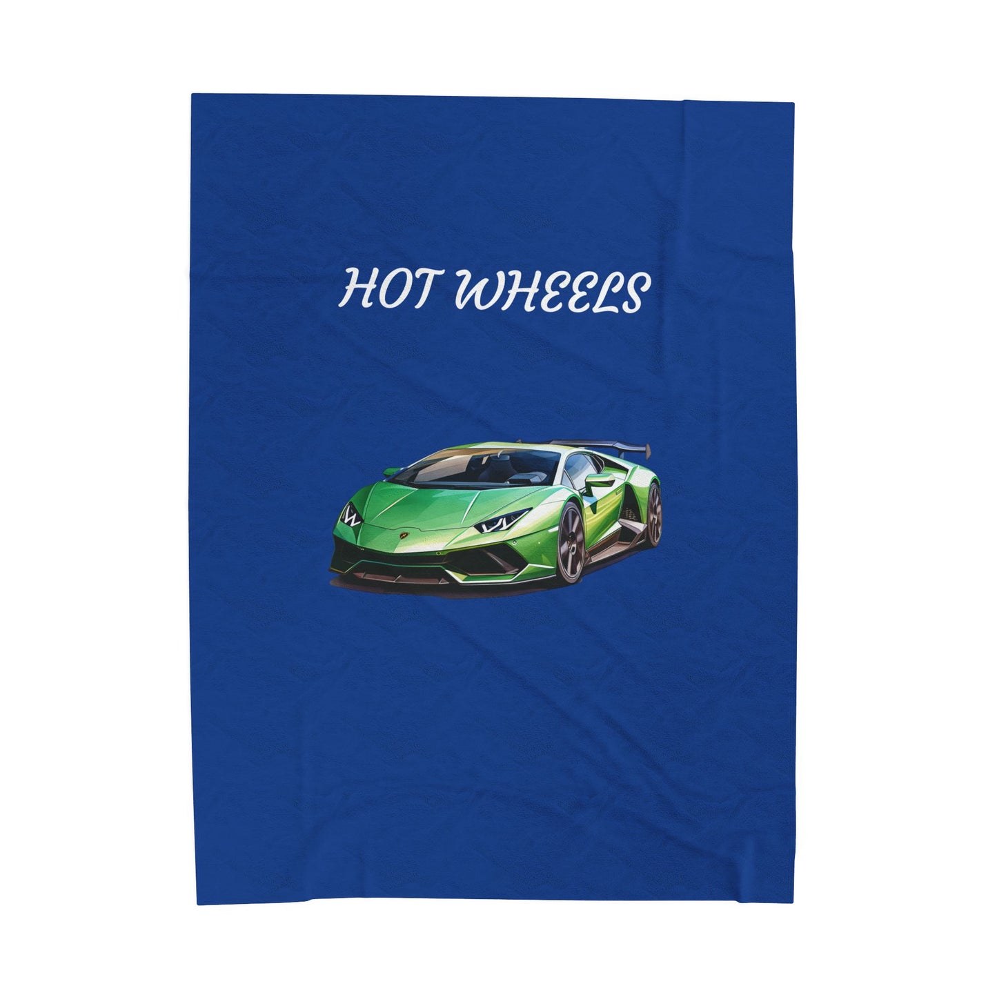 Princess Grace Hot Wheels Velveteen Plush Blanket Cozy Car Lovers Gift