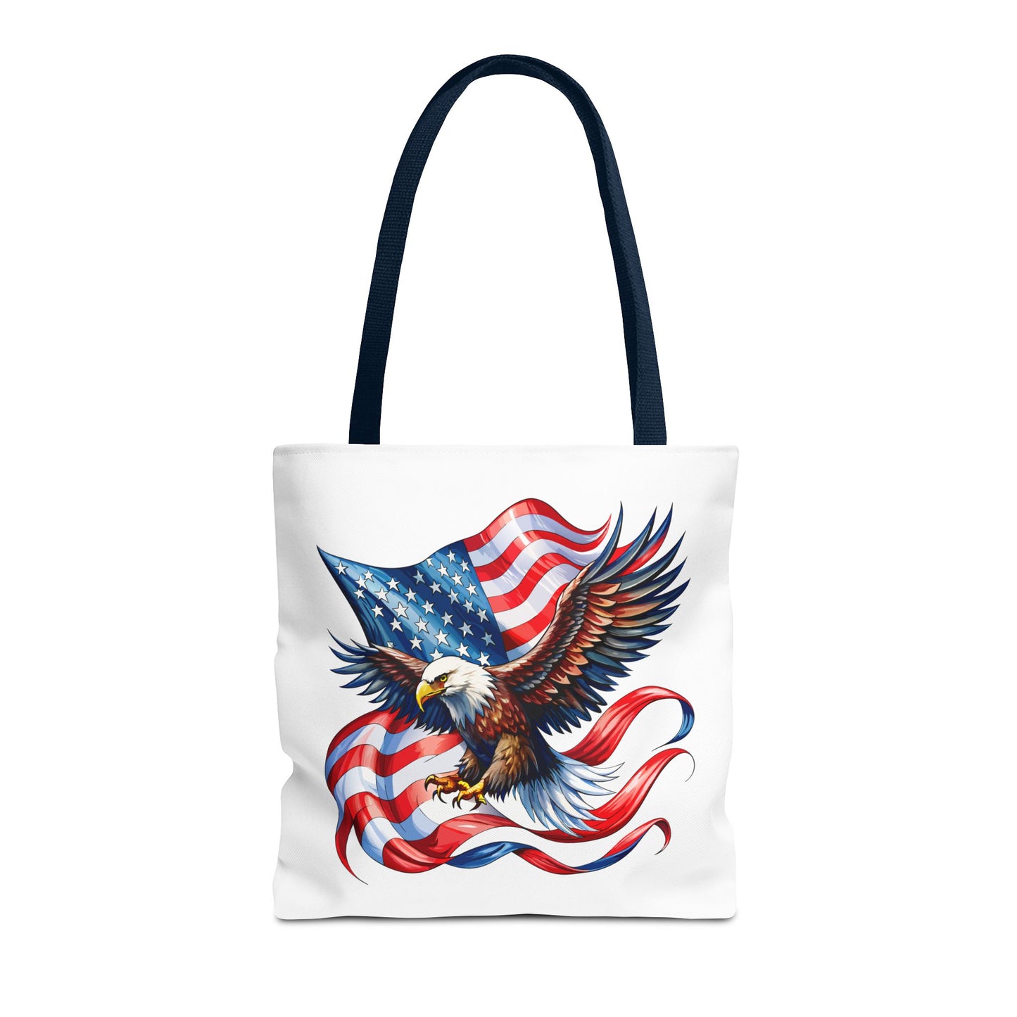 Princess Grace Patriotic Eagle Tote Bag - American Flag Design Perfect for Independence Day & Everyday Use