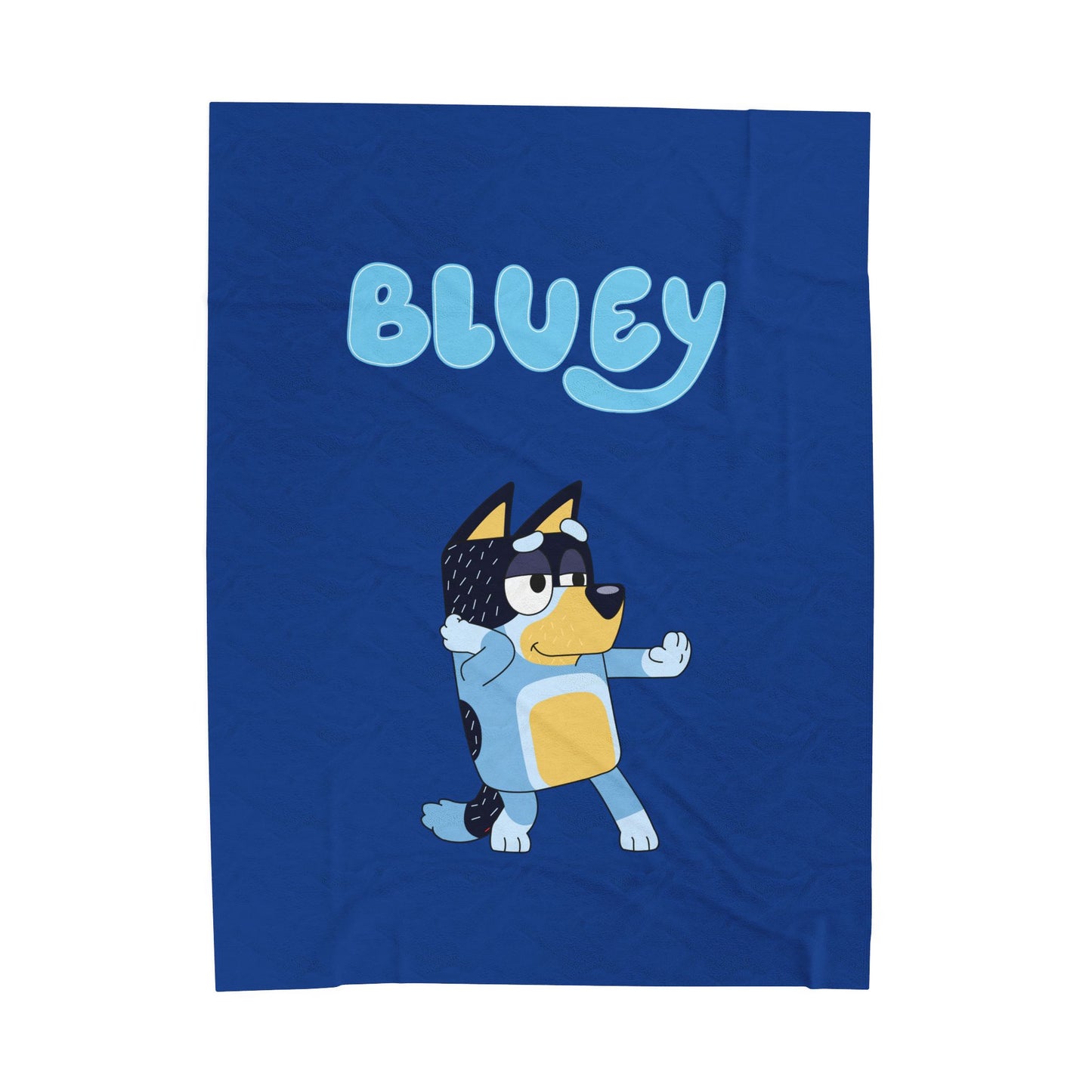 Princess Grace Bluey Velveteen Plush Blanket Cozy Kids Throw for Home & Playtime