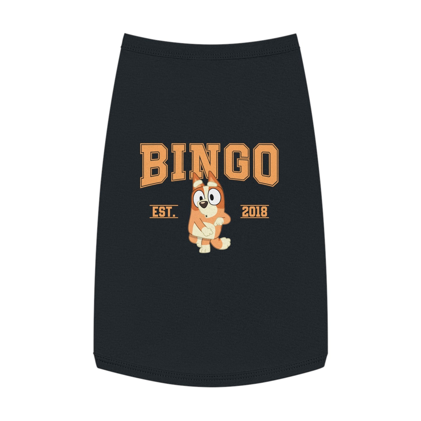 Princess Grace BLUEY Cute Pet Tank Top Bingo Design for Dogs Perfect Summer Outfit