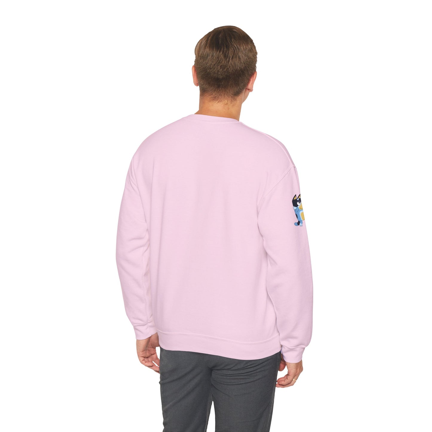 Princess Grace Bluey Unisex Crewneck Sweatshirt Cozy Cartoon Apparel for Kids and Adults