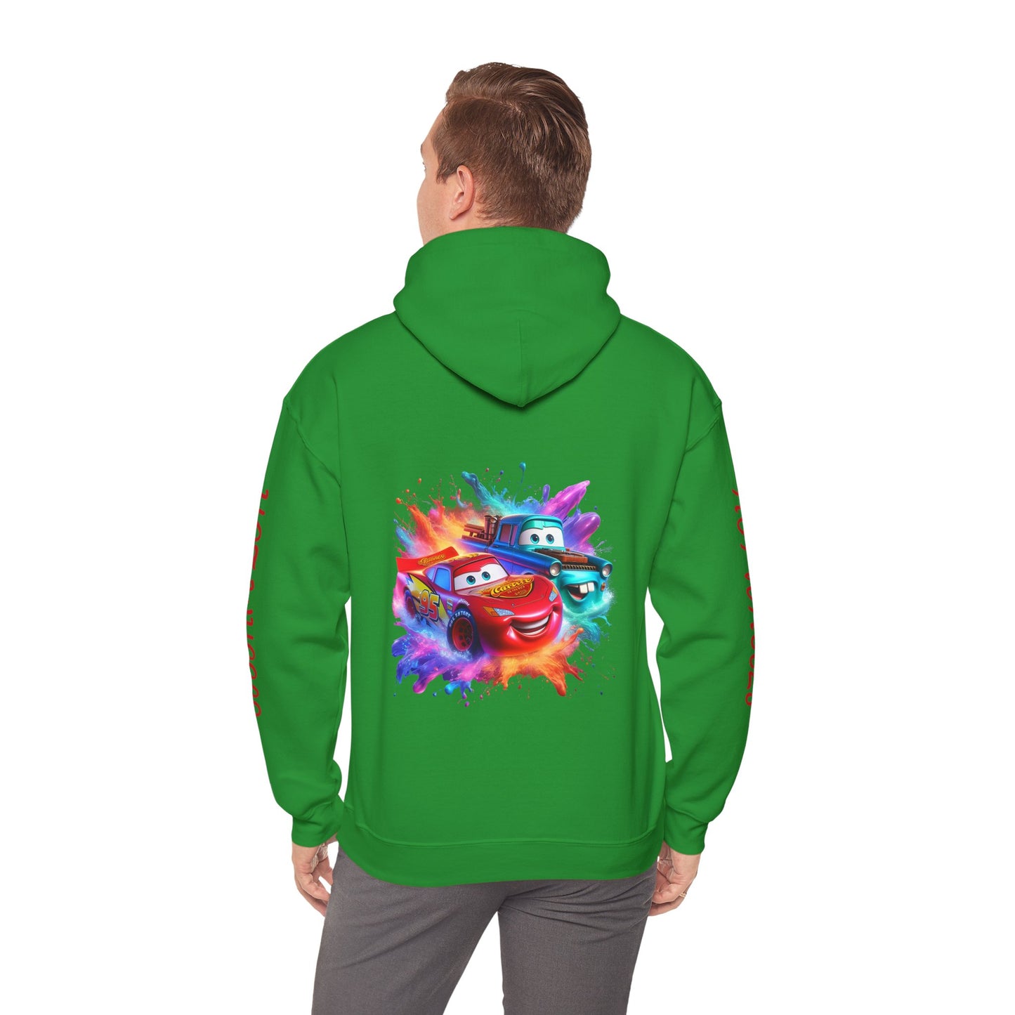 Princess Grace Cool Hot Wheels Unisex Hooded Sweatshirt Perfect for Car Enthusiasts