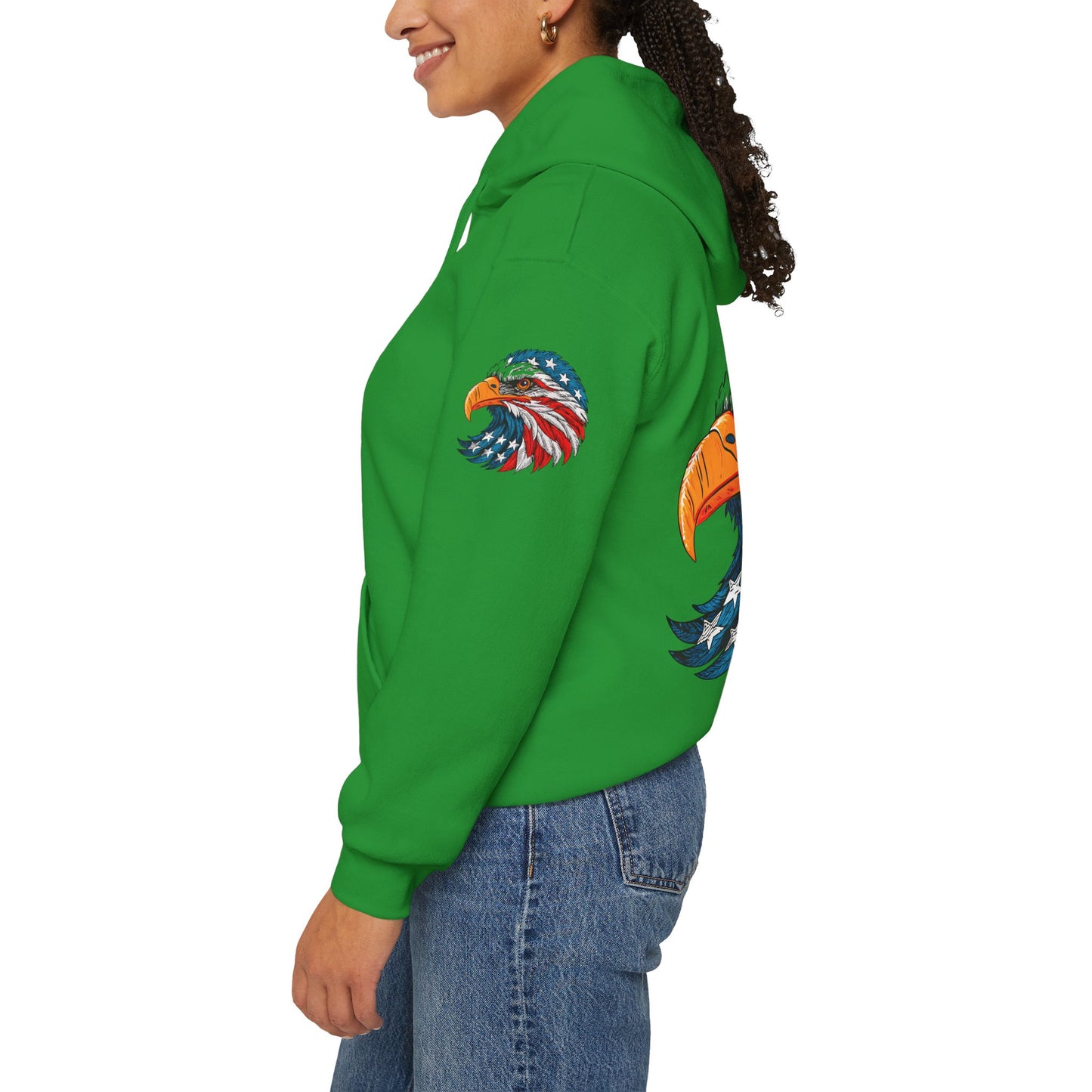 Princess Grace Patriotic Eagle Hoodie Unisex Heavy Blend Sweatshirt