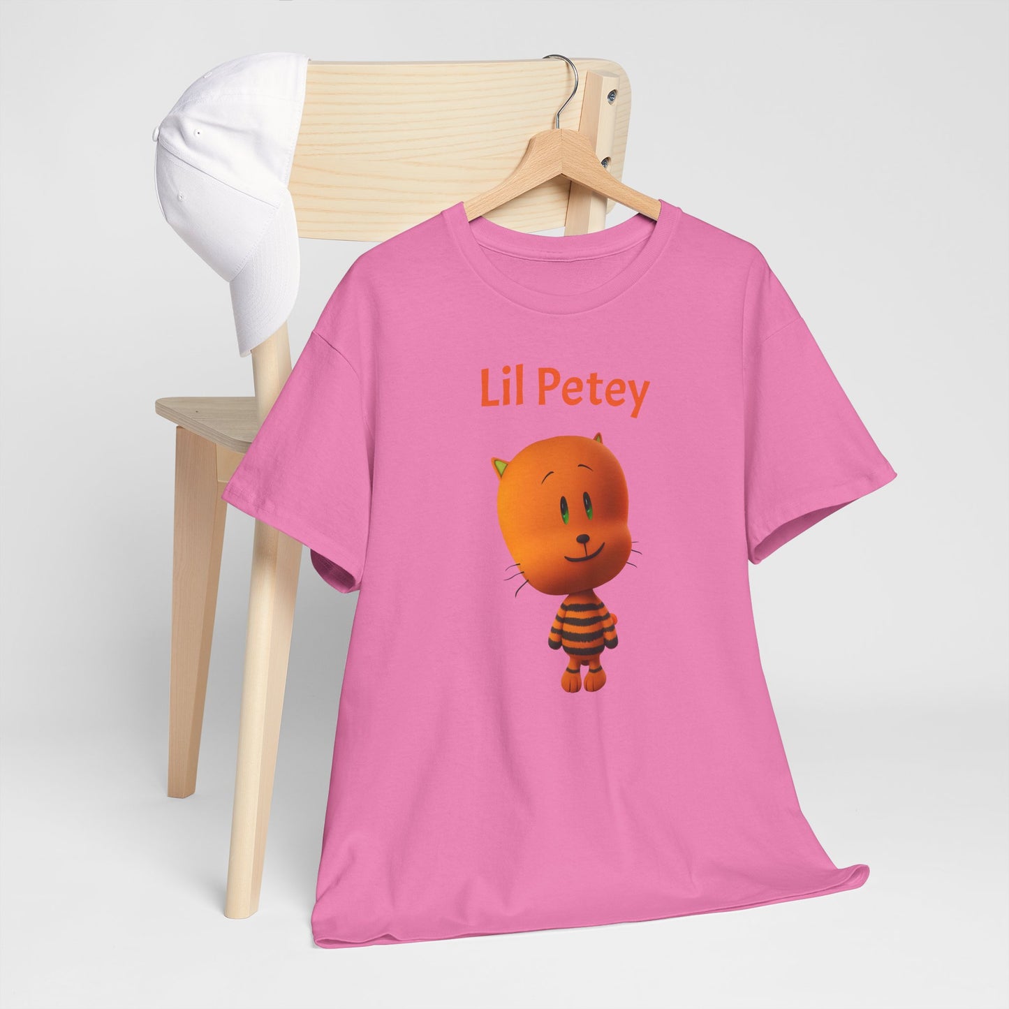 Princess Grace Lil Petey Unisex Heavy Cotton Tee Fun & Playful Cartoon T-Shirt for Kids and Adults