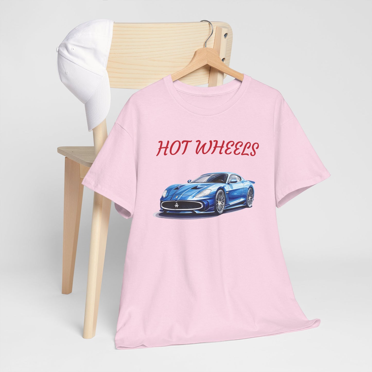Princess Grace Hot Wheels Unisex Heavy Cotton Tee Classic Car Graphic T-Shirt for Auto Enthusiasts
