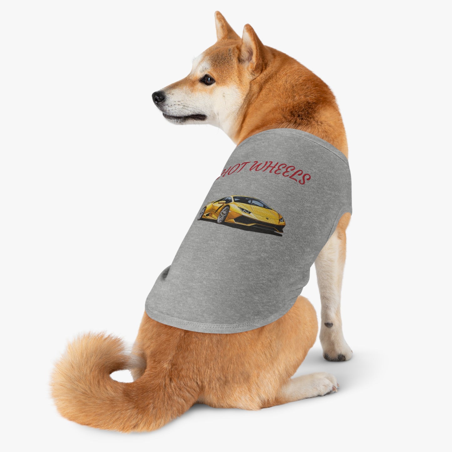 Princess Grace Hot Wheels Pet Tank Top Stylish Dog Shirt for Car Lovers