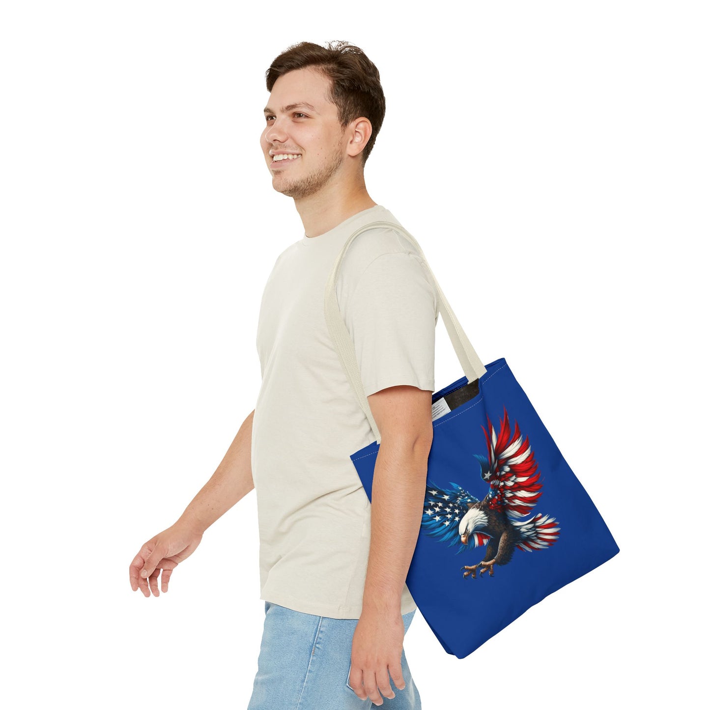 Princess Grace Patriotic Eagle Tote Bag Perfect for Independence Day & Everyday Carry