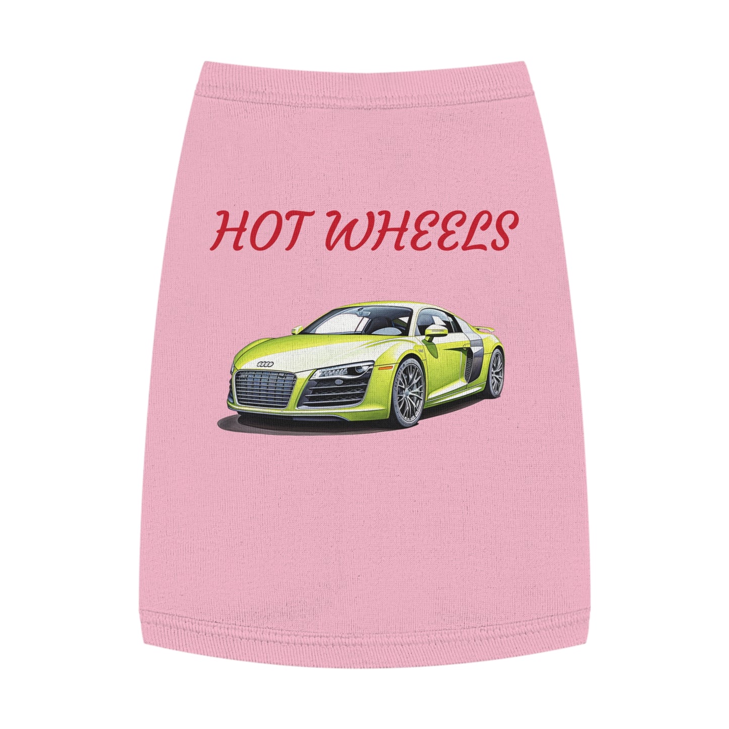 Princess Grace Hot Wheels Pet Tank Top Stylish Car Theme for Dog Lovers