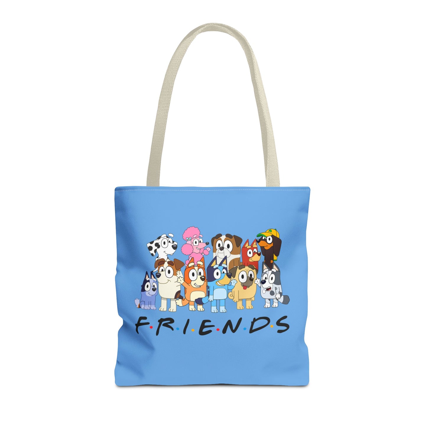 Princess Grace Bluey Cute Cartoon Friends Tote Bag Perfect for Animal Lovers