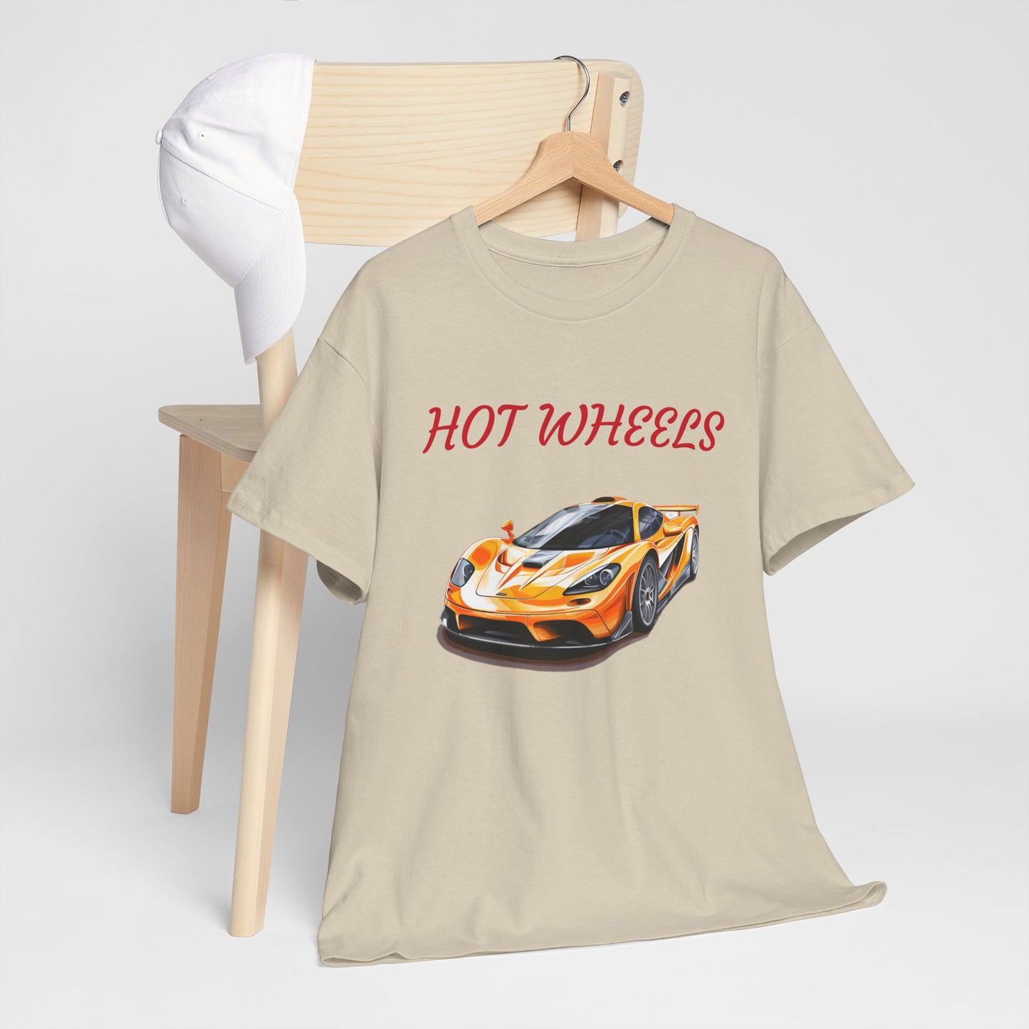 Princess Grace Hot Wheels Unisex Heavy Cotton Tee Race Car Graphic Tee for Racing Fans