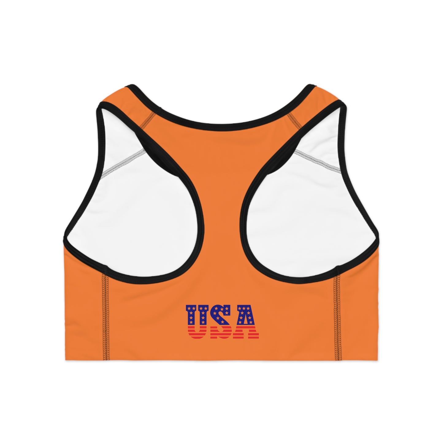 Princess Grace USA Patriotic Sports Bra Comfortable Fitness Wear for Active Lifestyles