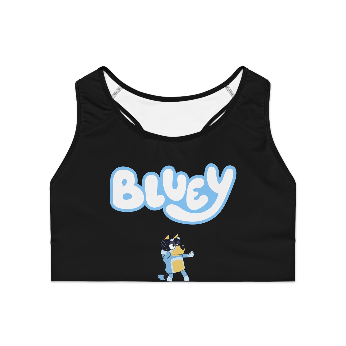 Princess Grace Bluey Sports Bra Fun and Functional Activewear for Fans
