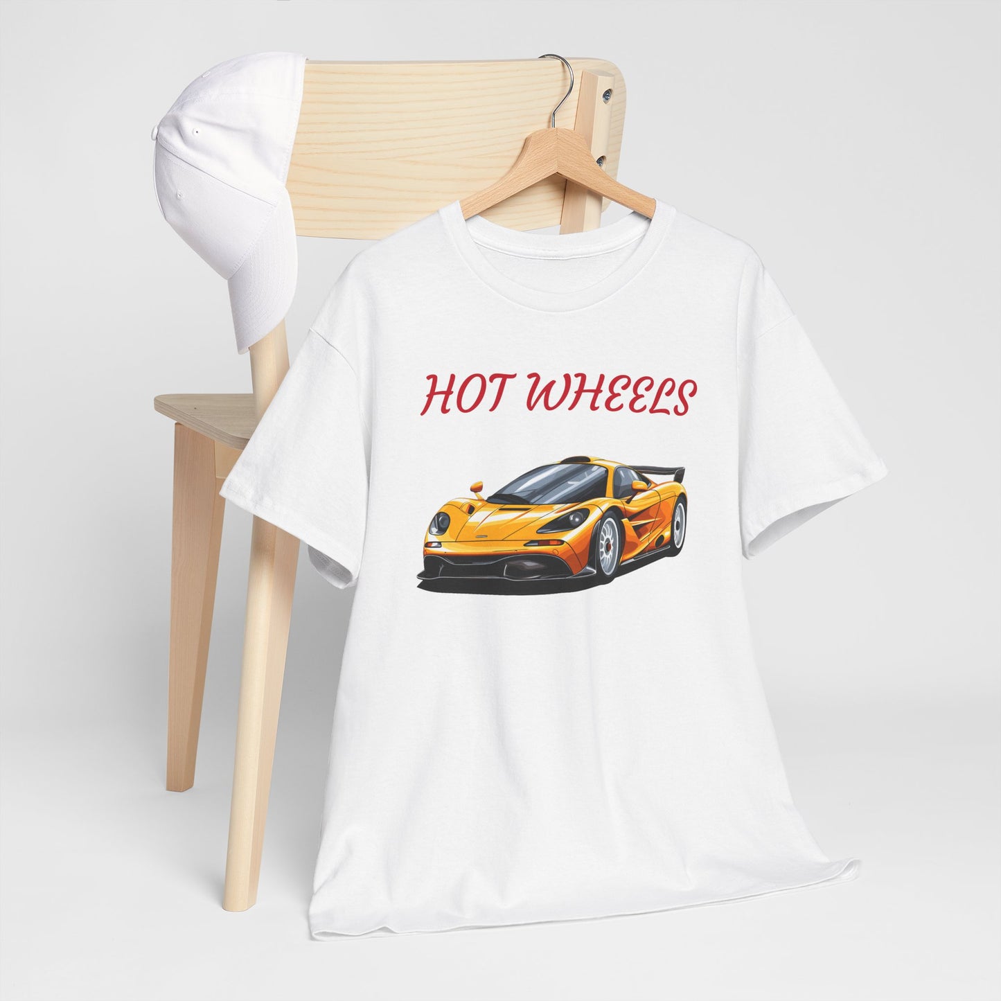 Princess Grace Hot Wheels Unisex Heavy Cotton Tee Cool Car Graphic T-Shirt for Enthusiasts