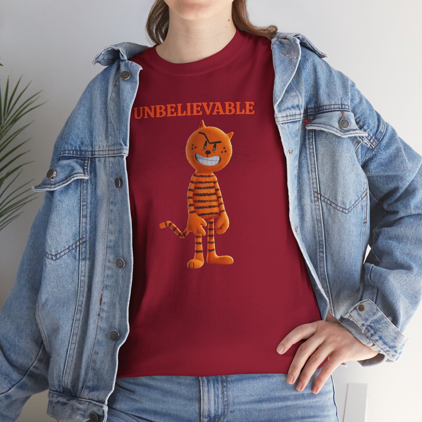 Princess Grace Unbelievable Cat Graphic Unisex Heavy Cotton Tee