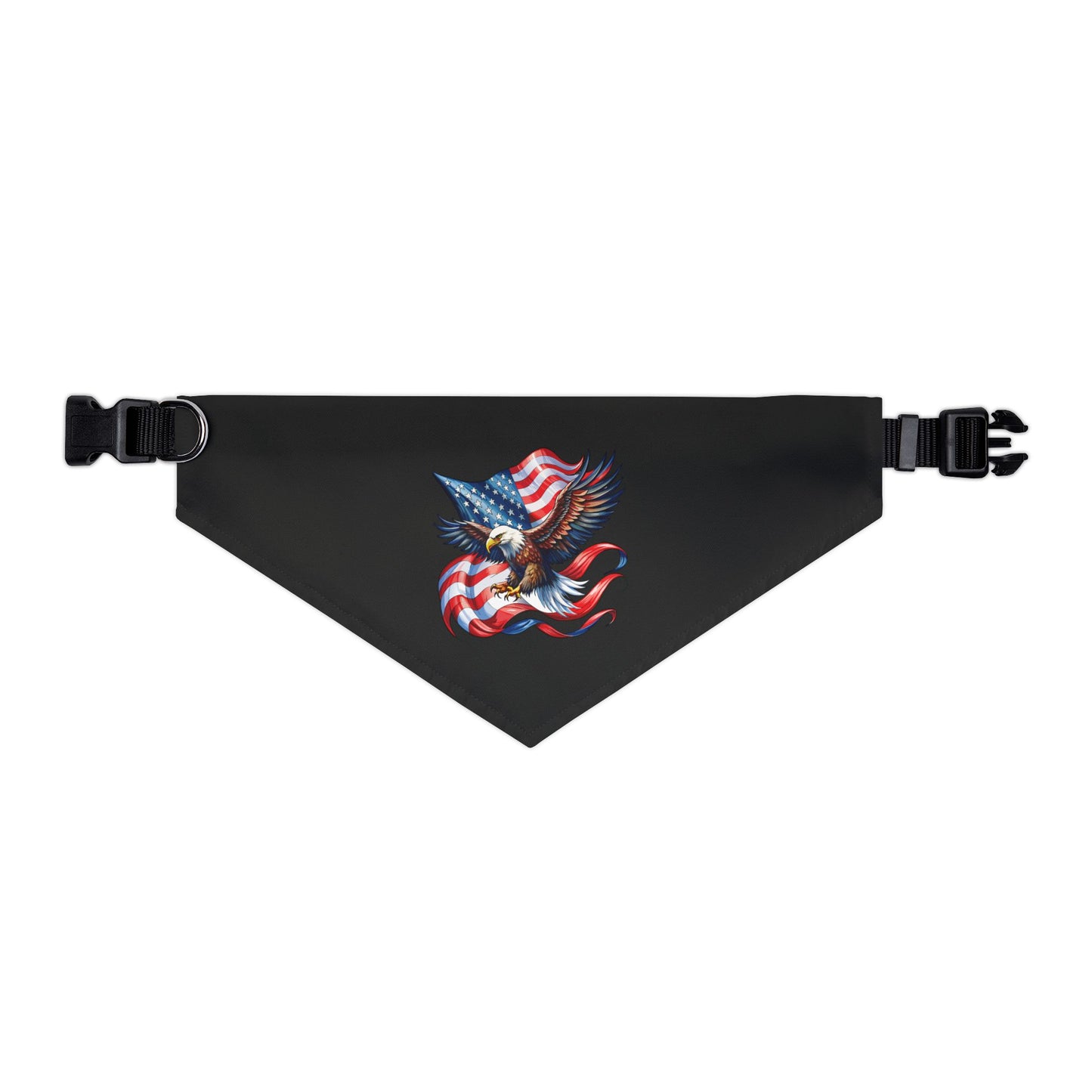 Princess Grace Patriotic Pet Bandana Collar with Eagle Design