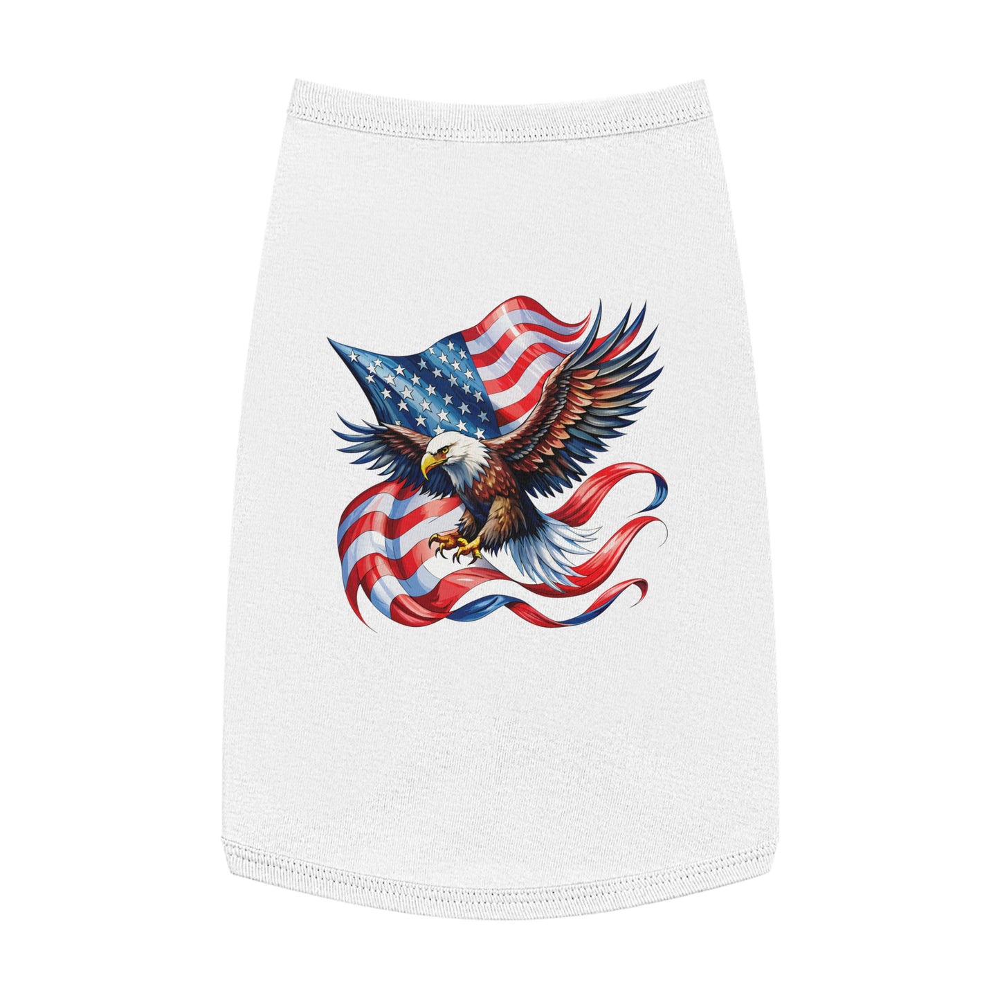 Princess Grace Patriotic Eagle Pet Tank Top for Celebrations