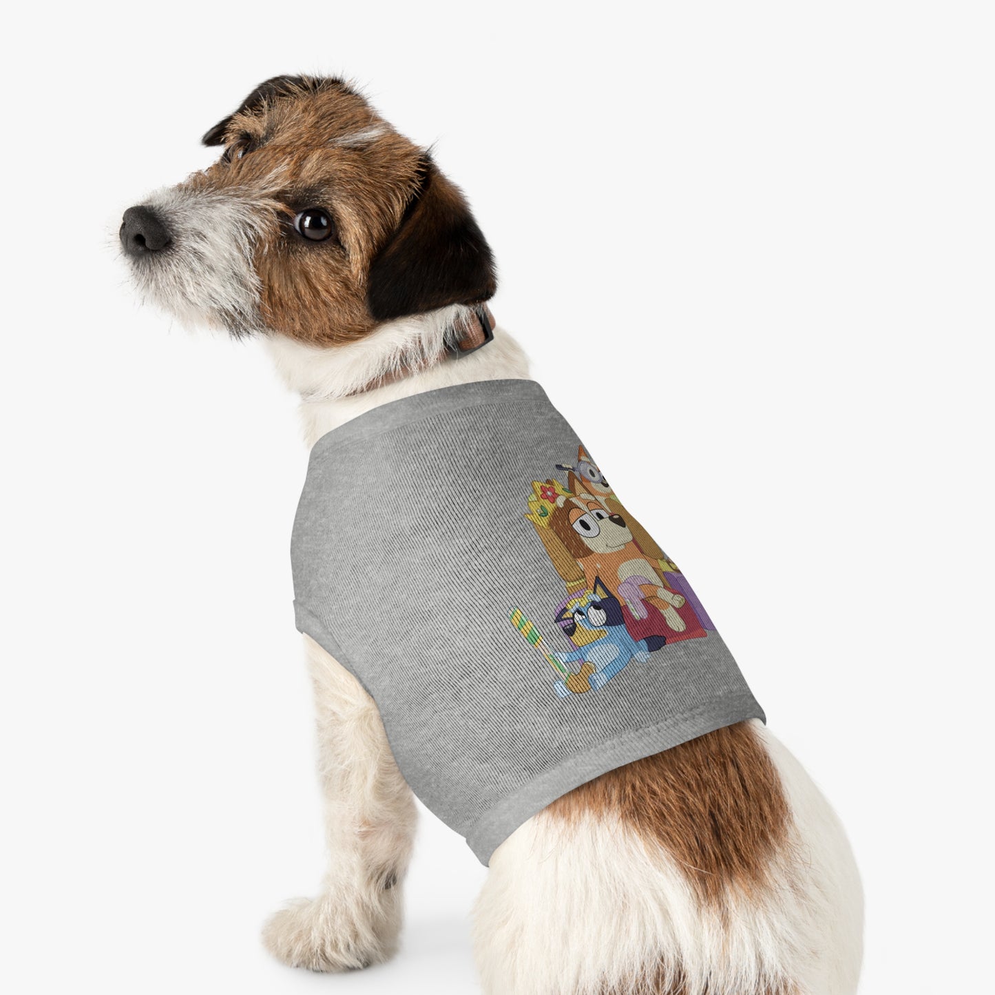 Princess Grace BLUEY Fun Pet Tank Top Adorable Cartoon Design for Your Furry Friend