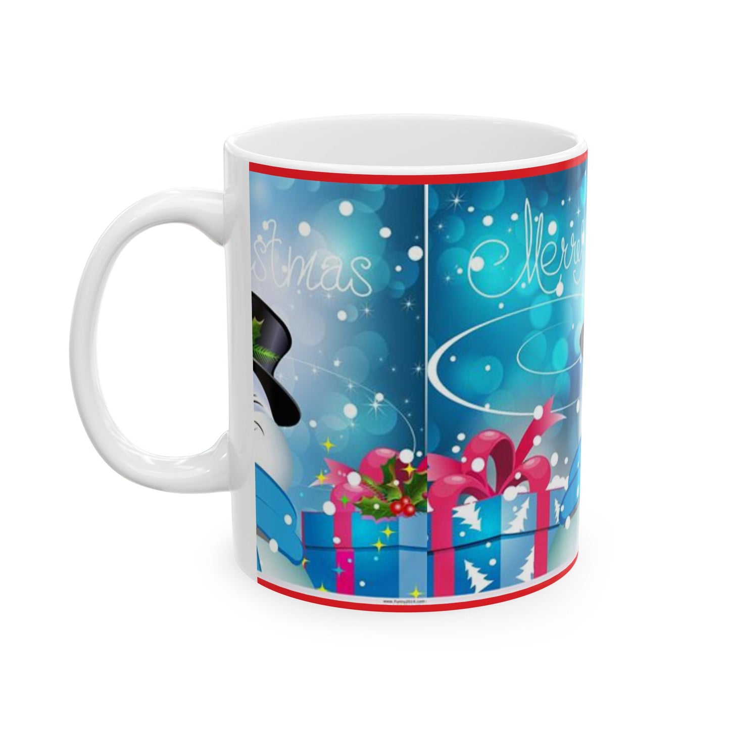 Princess Grace Festive Christmas Snowman Ceramic Mug 11oz & 15oz