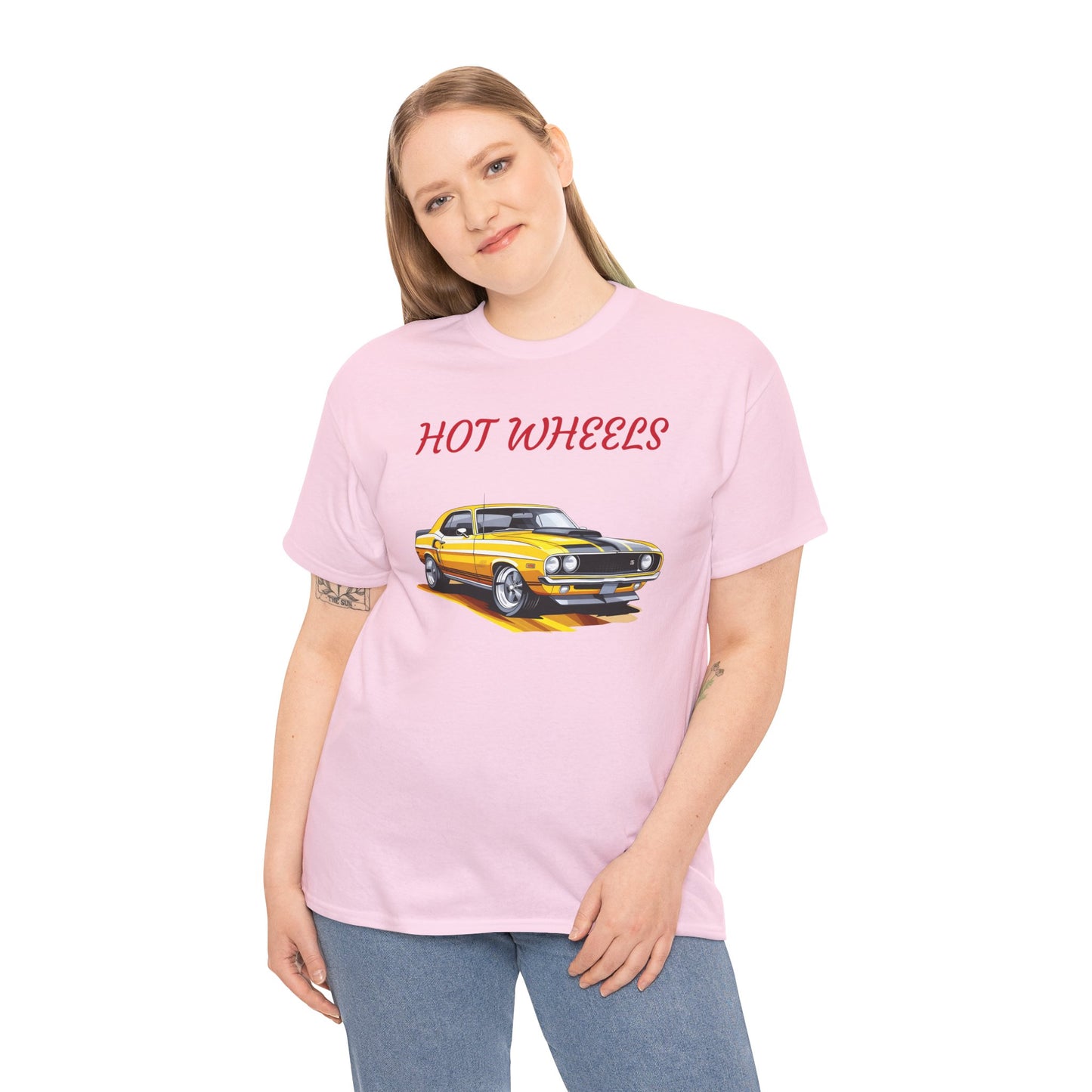 Princess Grace Vintage Hot Wheels Unisex Heavy Cotton Tee Classic Car Design