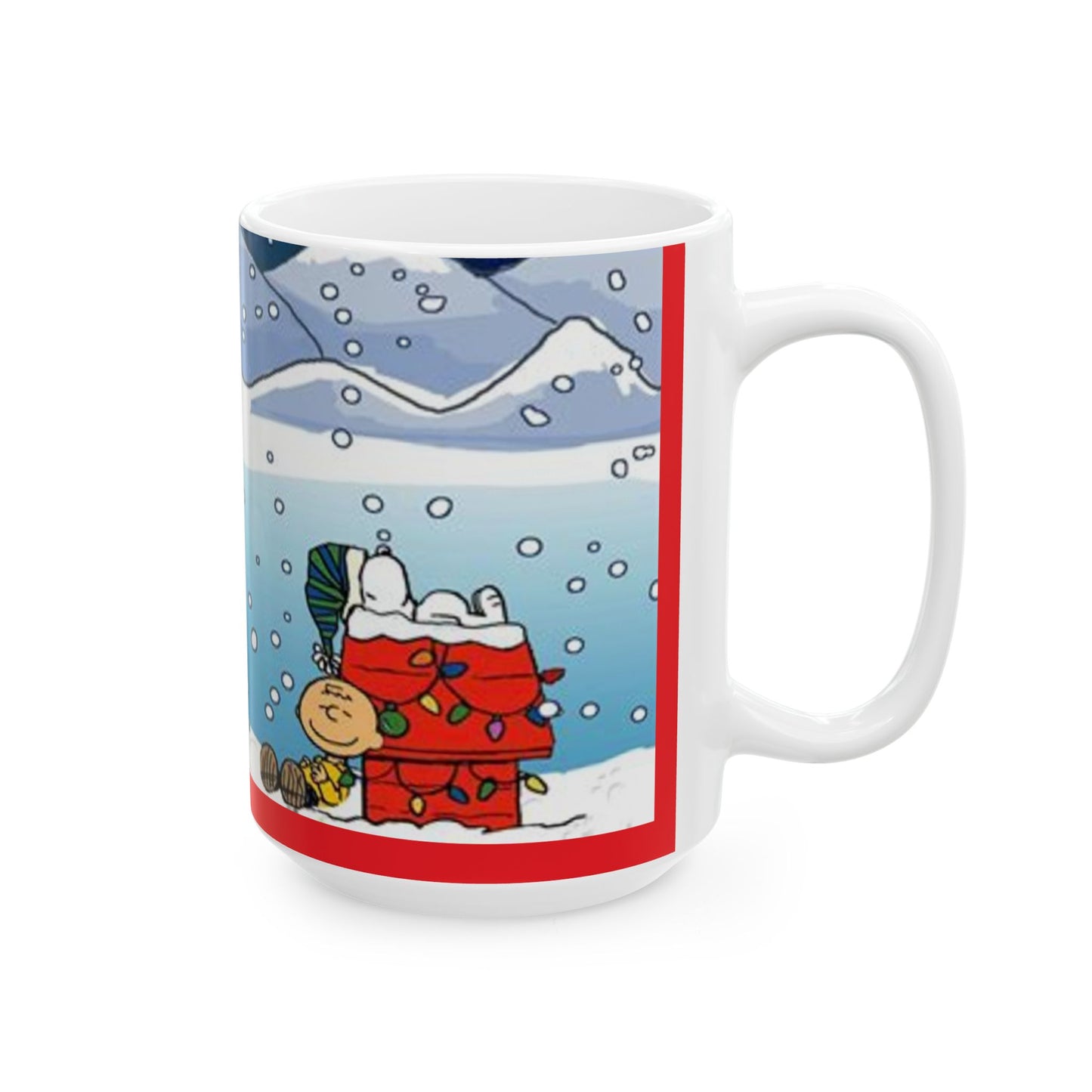 Princess Grace Winter Wonderland Ceramic Mug Cozy Hot Beverage Cup for Holiday Cheer