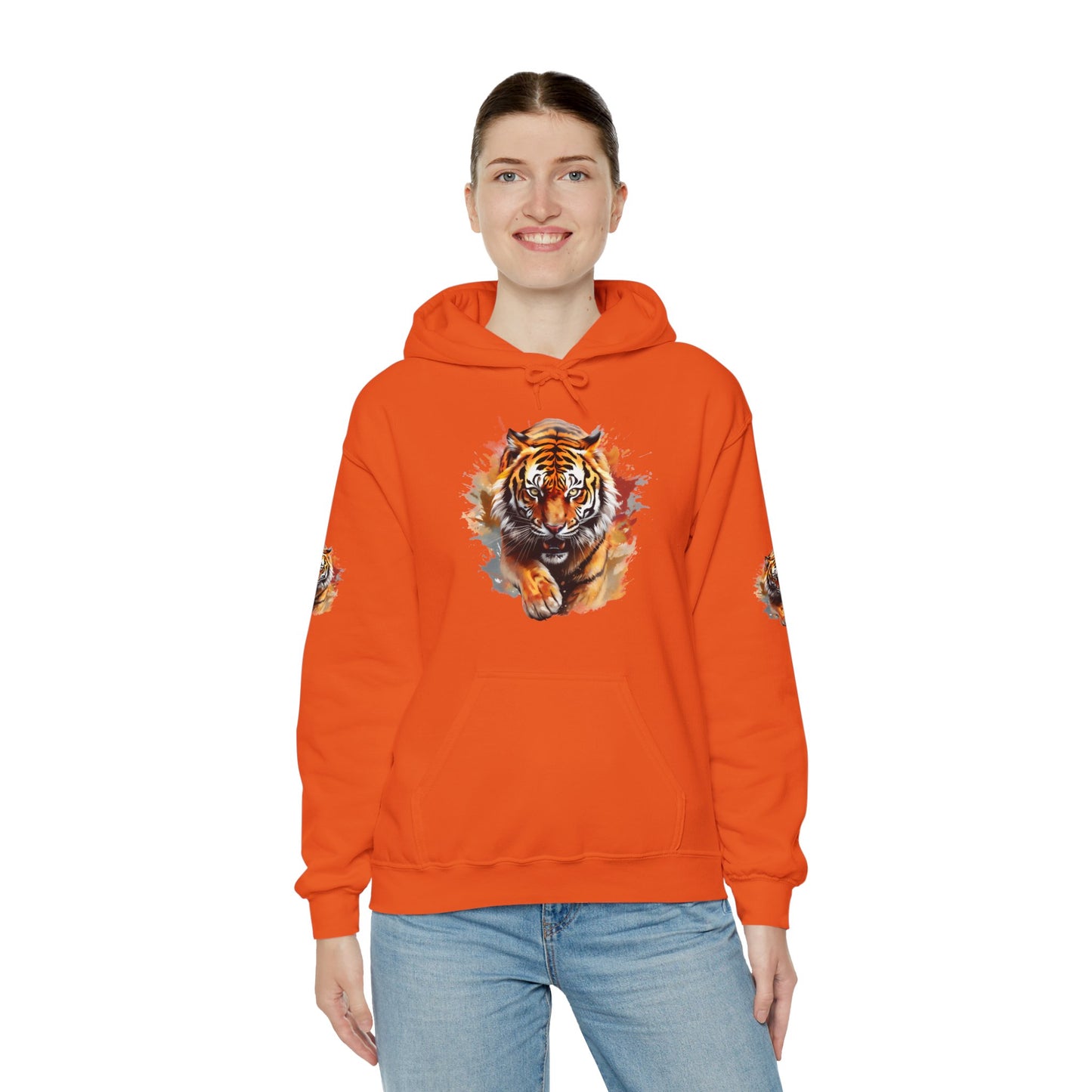 Princess Grace Fierce Tiger Graphic Unisex Heavy Blend Hoodie