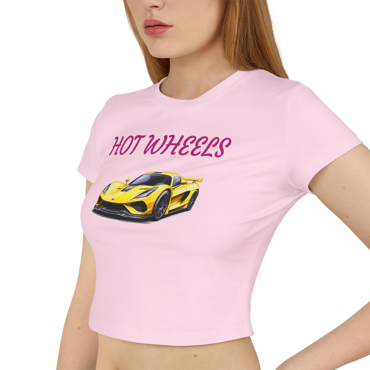 Princess Grace Hot Wheels Graphic Baby Tee for Car Enthusiasts