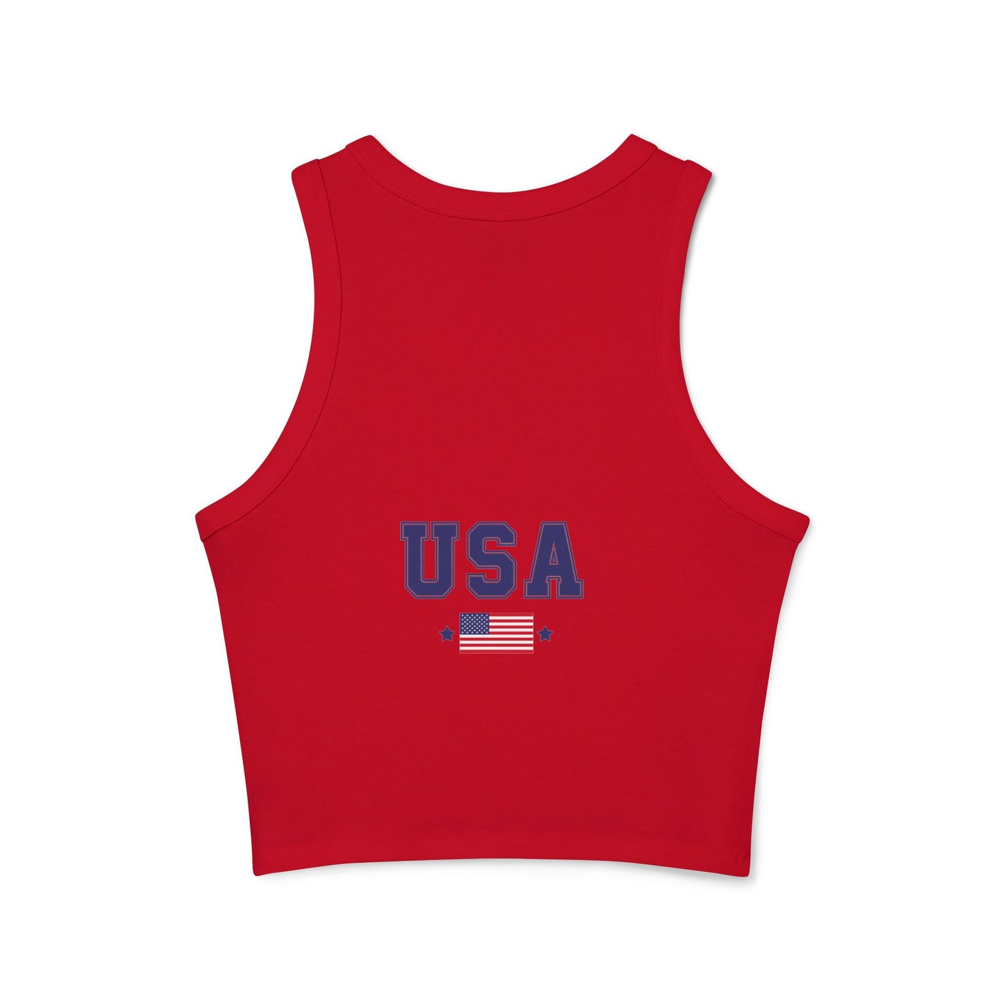 Princess Grace TEAM USA Women's Micro Rib Racer Tank Top