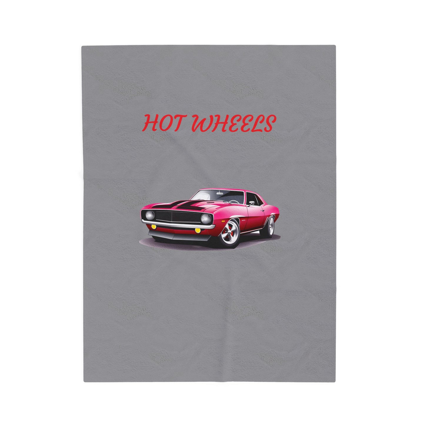 Princess Grace Hot Wheels Velveteen Plush Blanket Cozy Car Lover Gift
