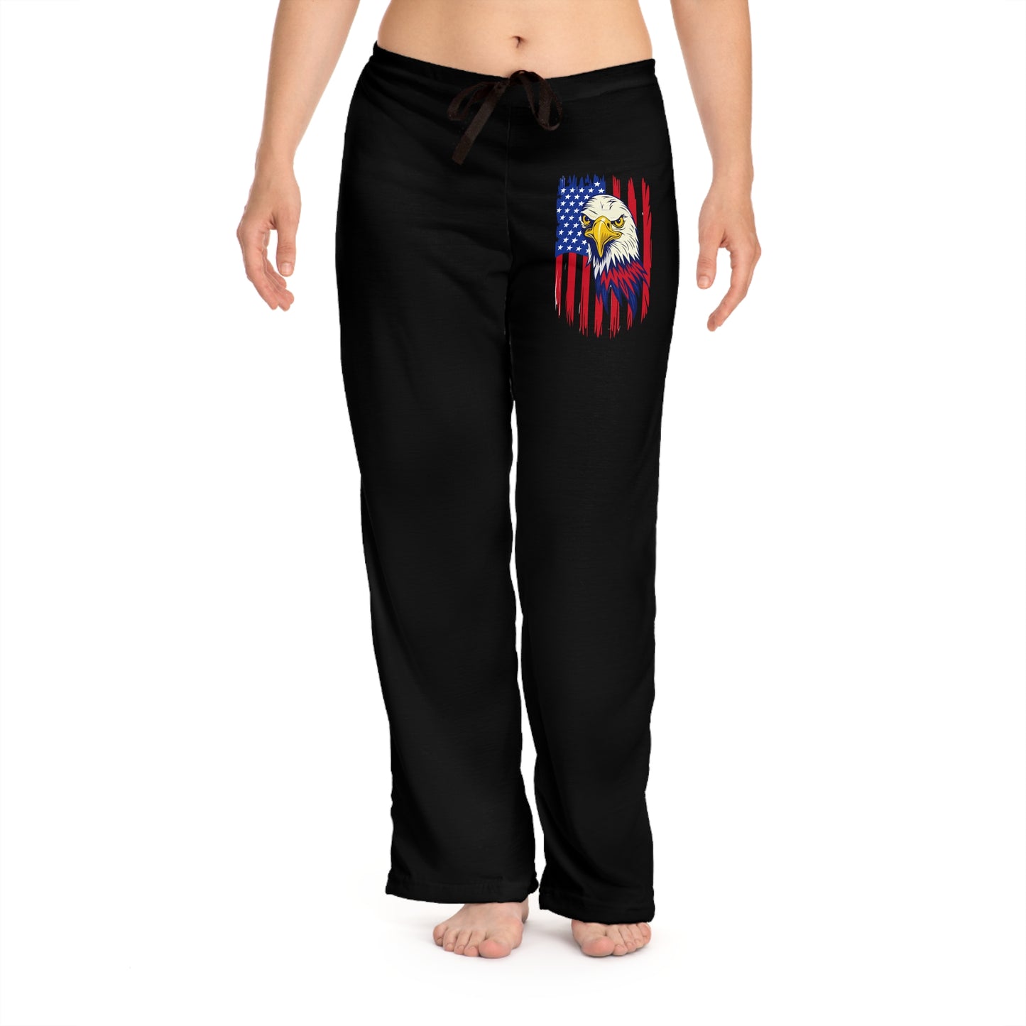 Princess Grace American Eagle Pajama Pants Cozy & Patriotic Sleepwear