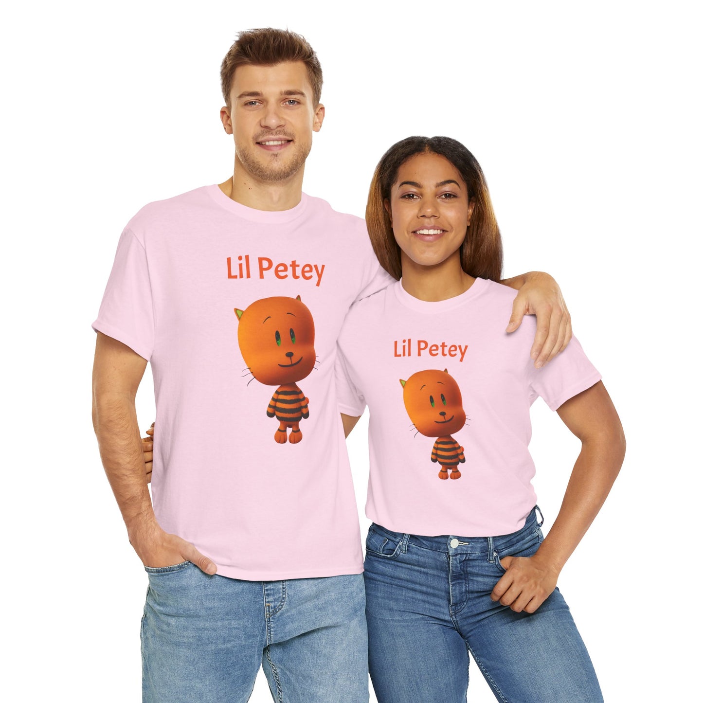 Princess Grace Lil Petey Unisex Heavy Cotton Tee Fun & Playful Cartoon T-Shirt for Kids and Adults
