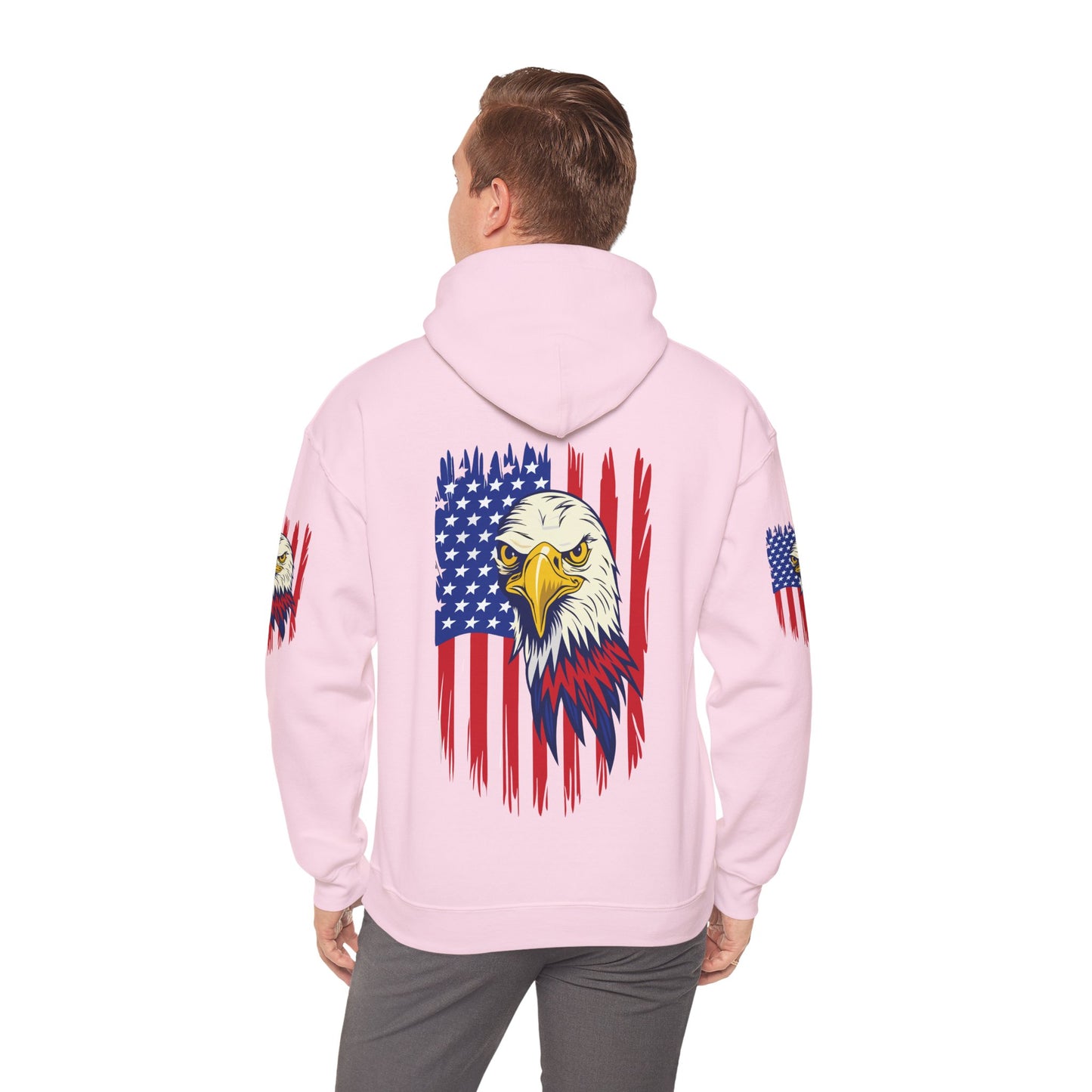 Princess Grace Patriotic Eagle Unisex Heavy Blend Hoodie