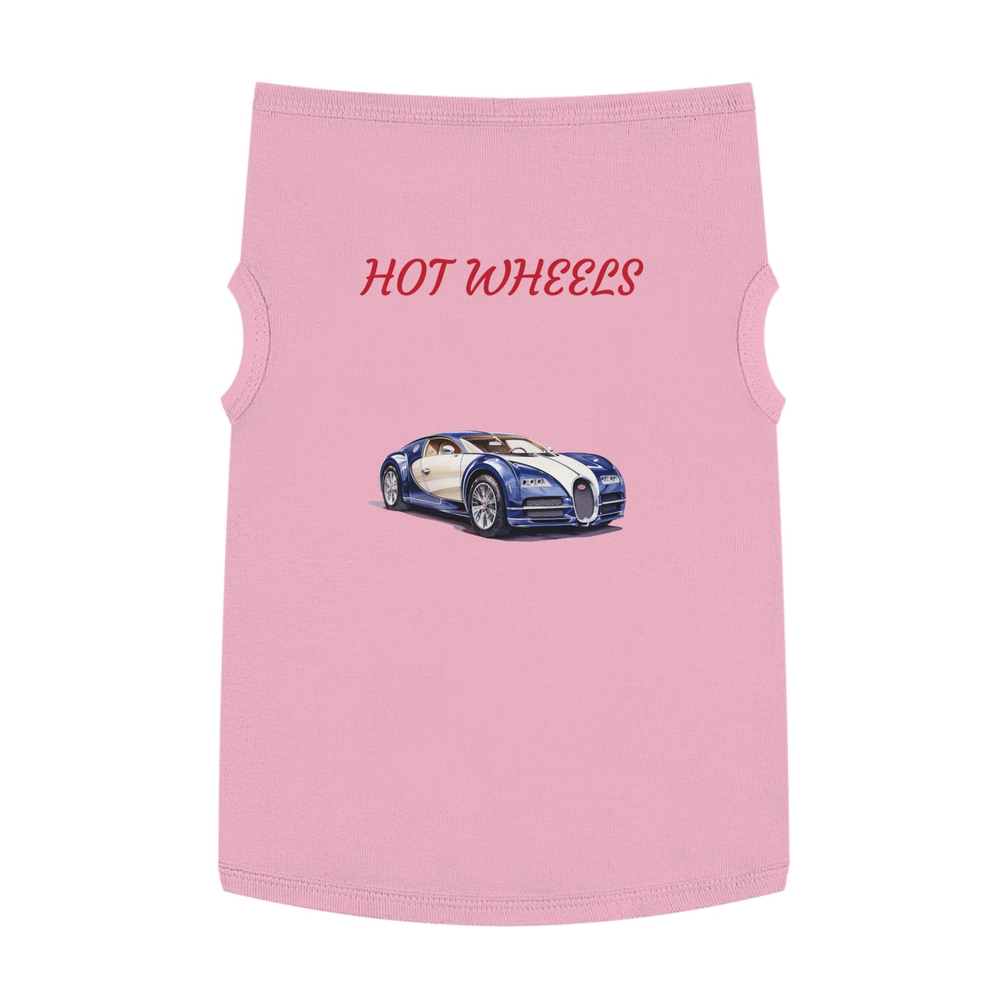 Princess Grace Hot Wheels Pet Tank Top for Car Lovers Stylish Dog Apparel