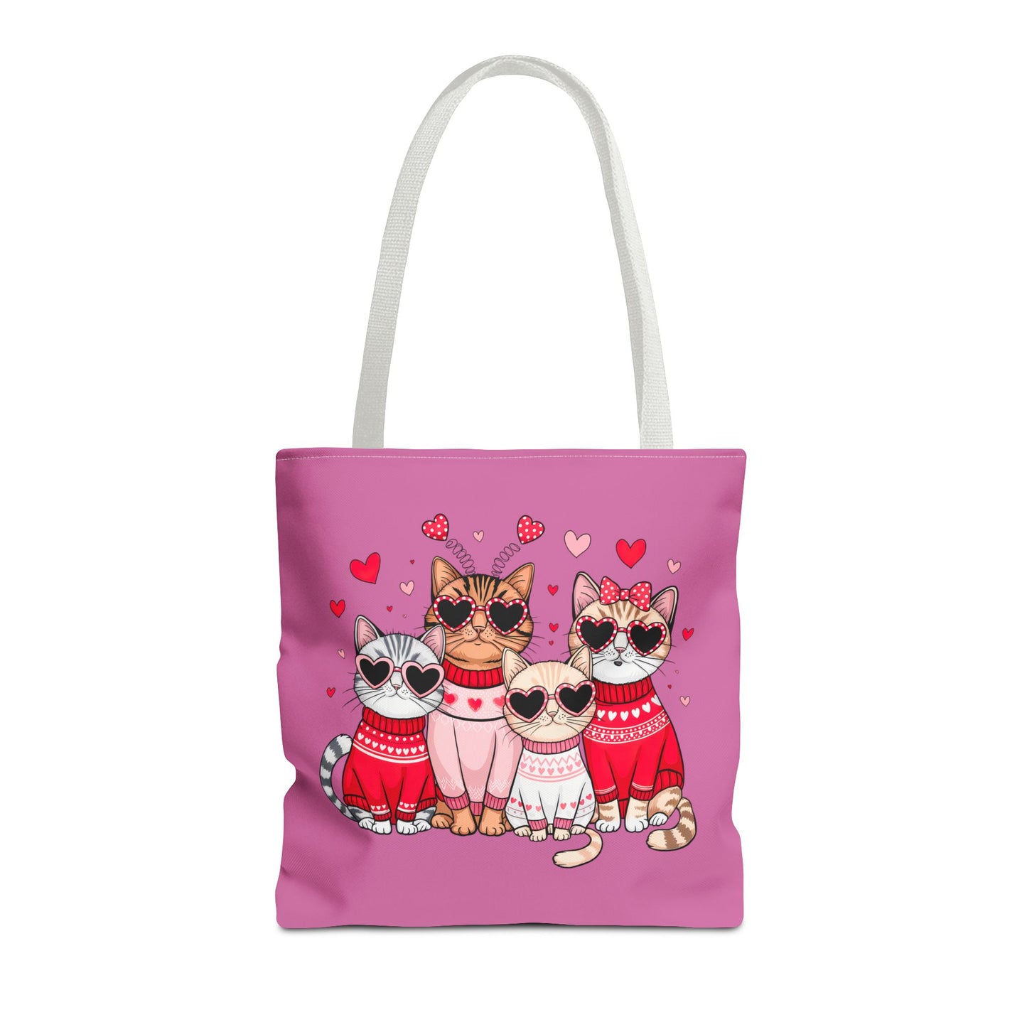 Princess Grace Cute Cat Lover Tote Bag Stylish Pet Themed Pink Bag for Animal Lovers