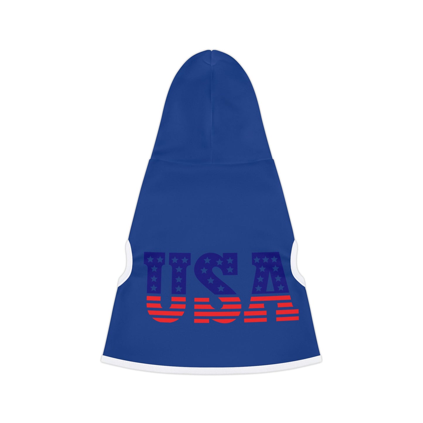 Princes Grace USA Flag Pet Hoodie Stylish and Cozy Dog Apparel for Patriotic Occasions