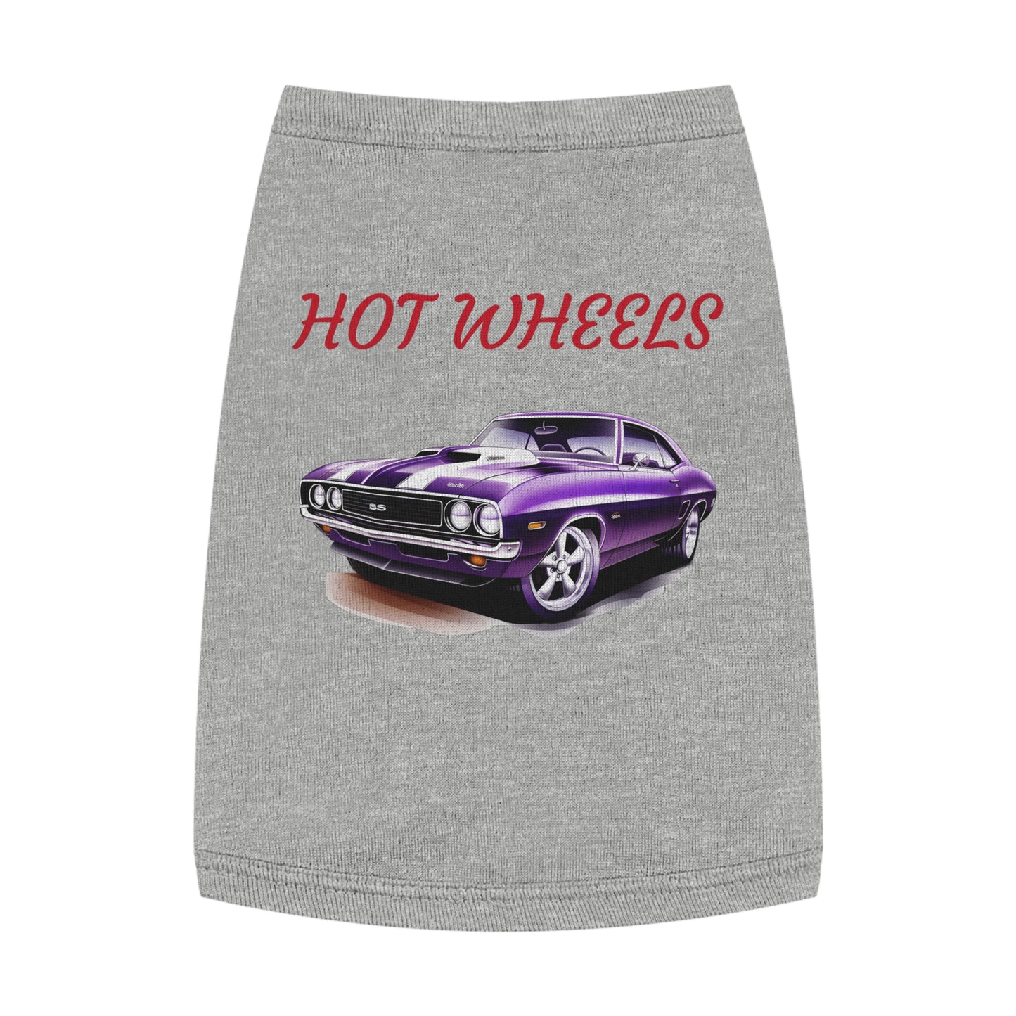 Princess Grace Hot Wheels Pet Tank Top Hot Wheels Car Design for Stylish Pets